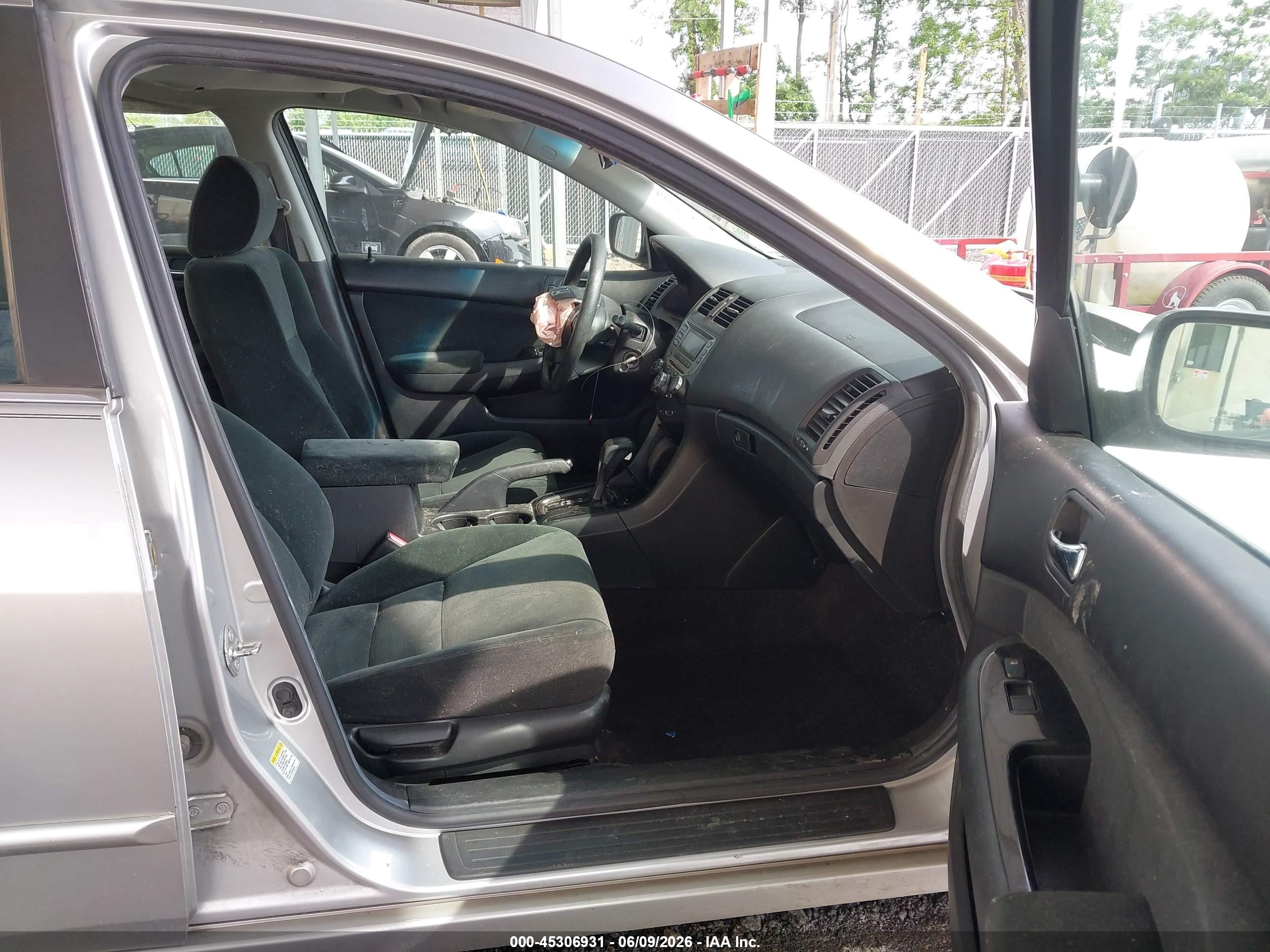 2006 Honda Accord 2.4 Se Silver vin: 1HGCM56316A087041