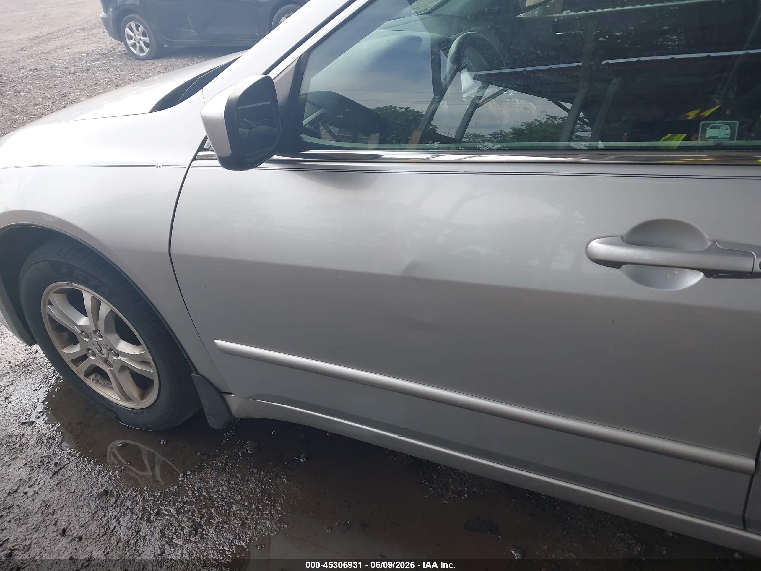 2006 Honda Accord 2.4 Se Silver vin: 1HGCM56316A087041
