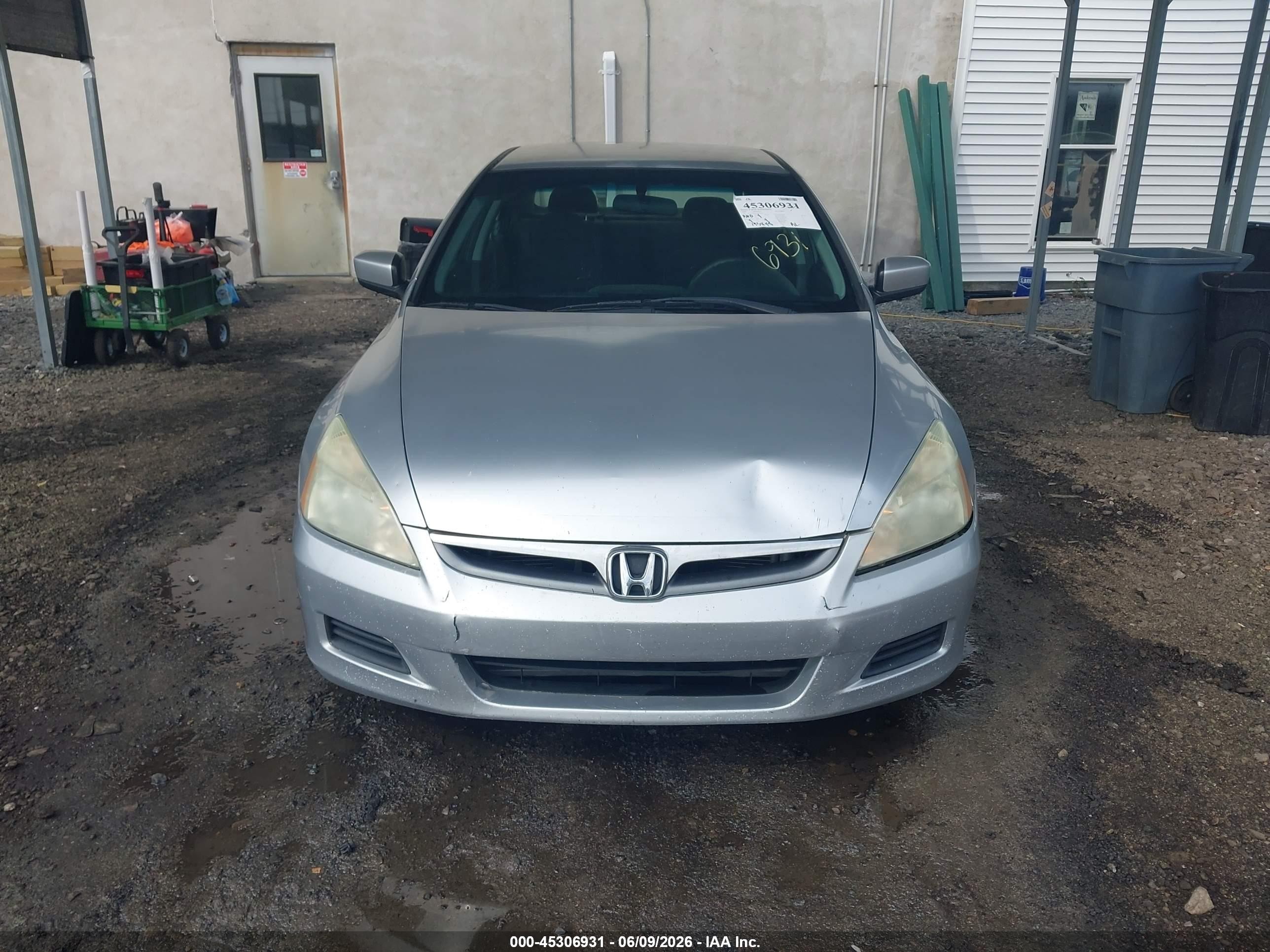 2006 Honda Accord 2.4 Se Silver vin: 1HGCM56316A087041