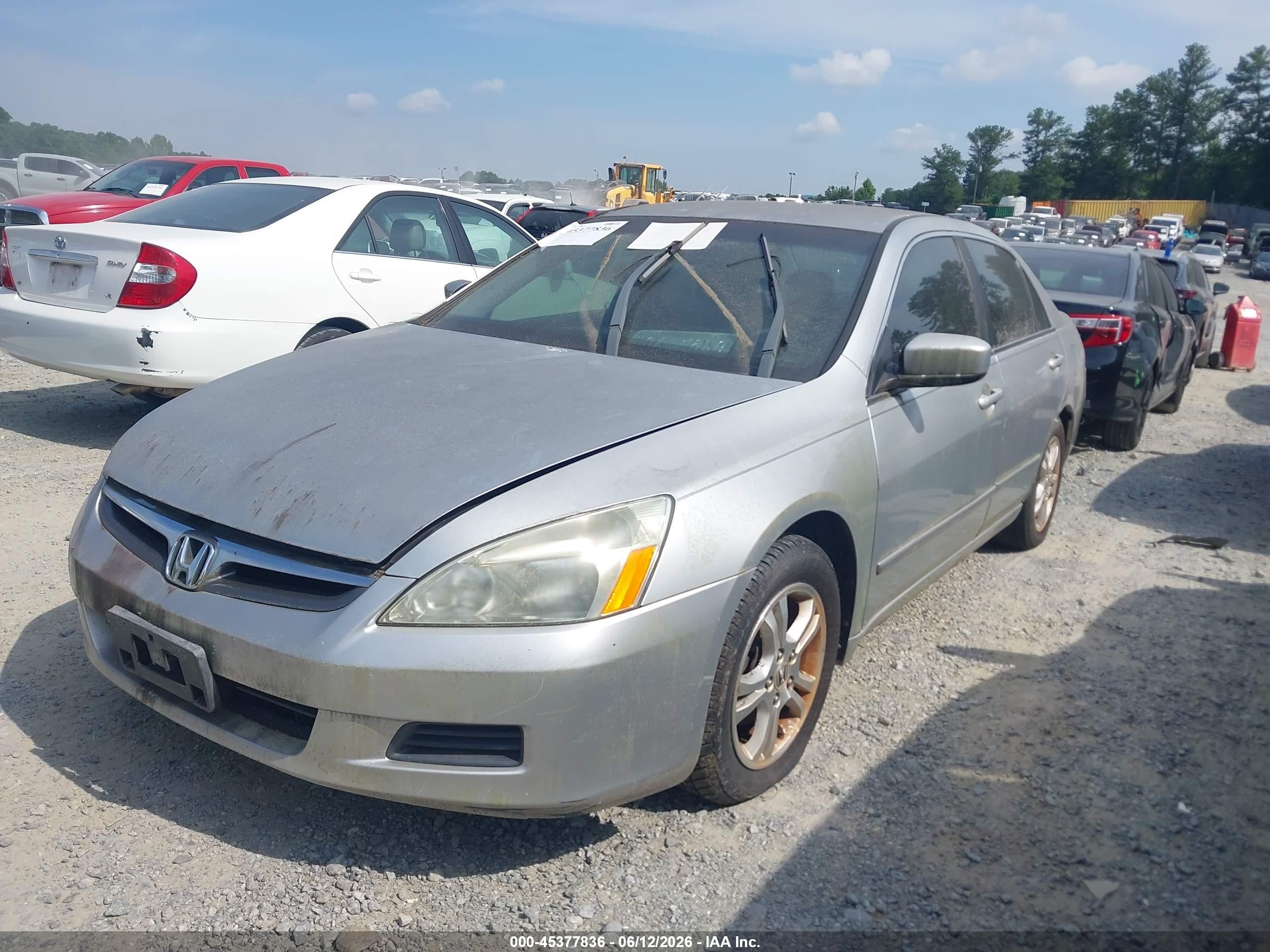 2006 Honda Accord 2.4 Se Silver vin: 1HGCM56316A100368