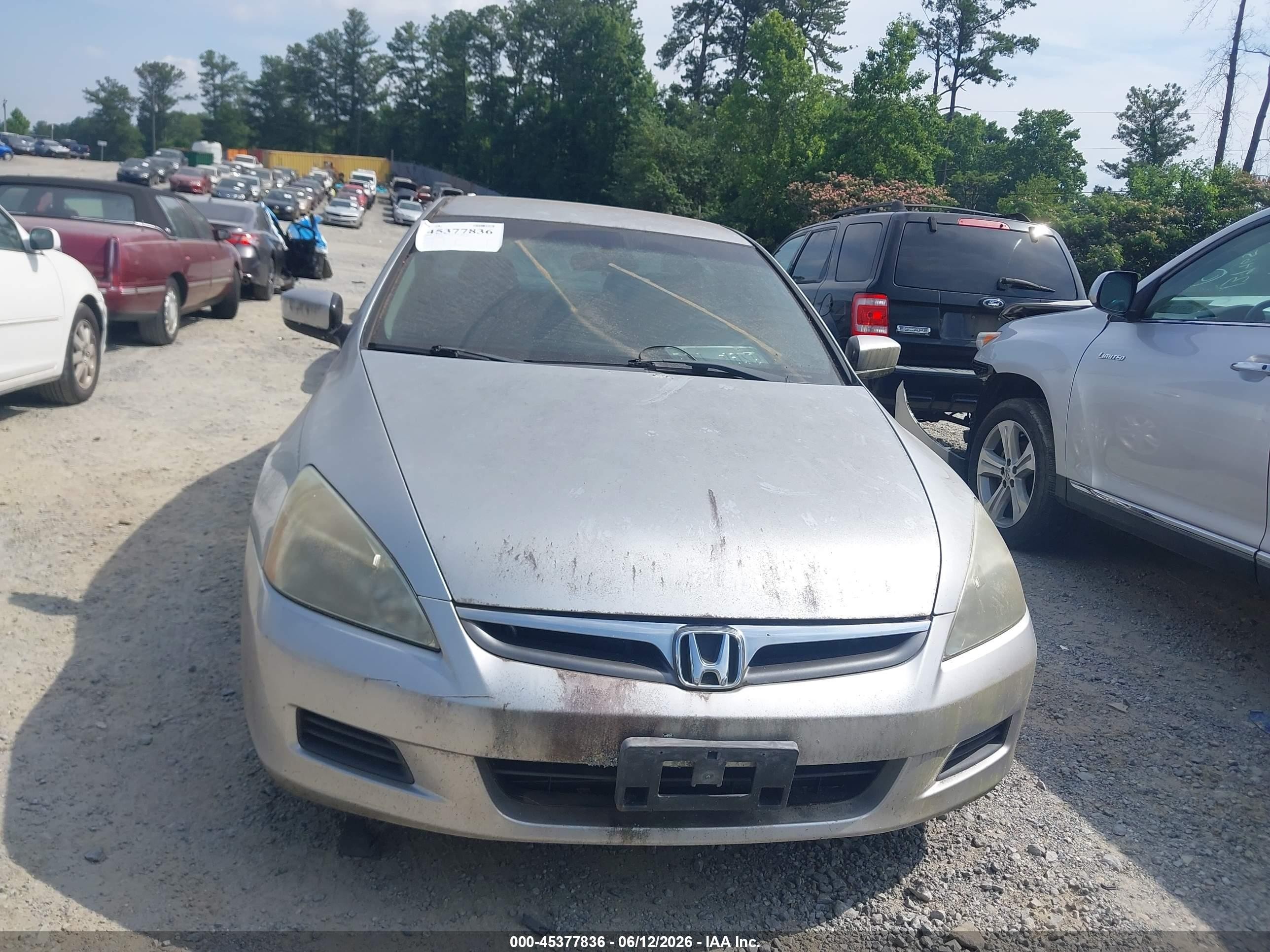 2006 Honda Accord 2.4 Se Silver vin: 1HGCM56316A100368