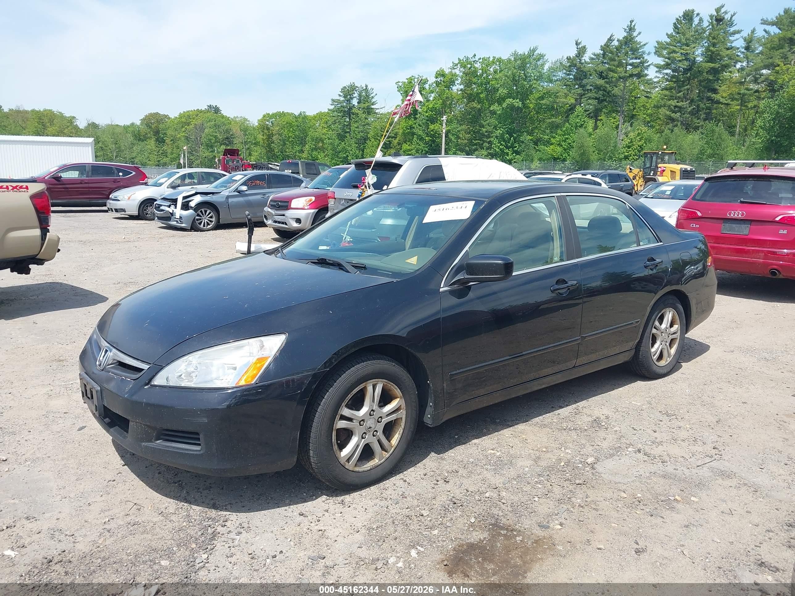 2006 Honda Accord 2.4 Se Black vin: 1HGCM56316A129613
