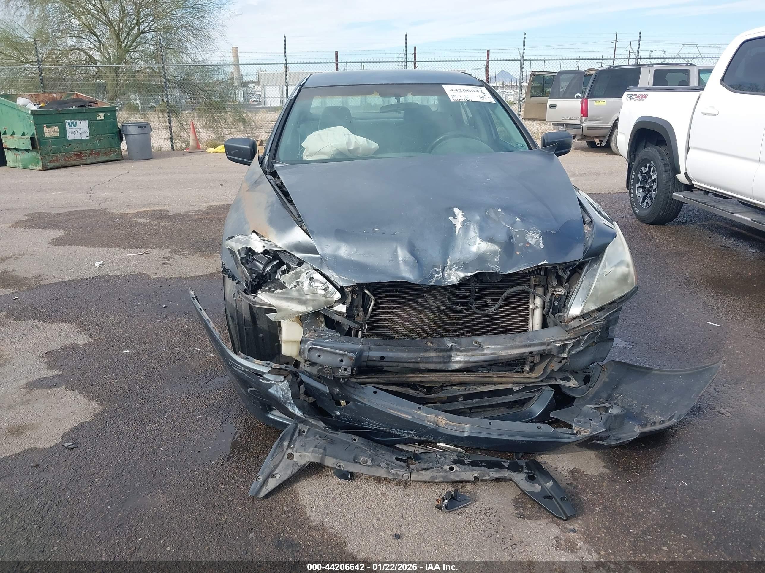 2006 Honda Accord 2.4 Se Серый vin: 1HGCM56316A146640