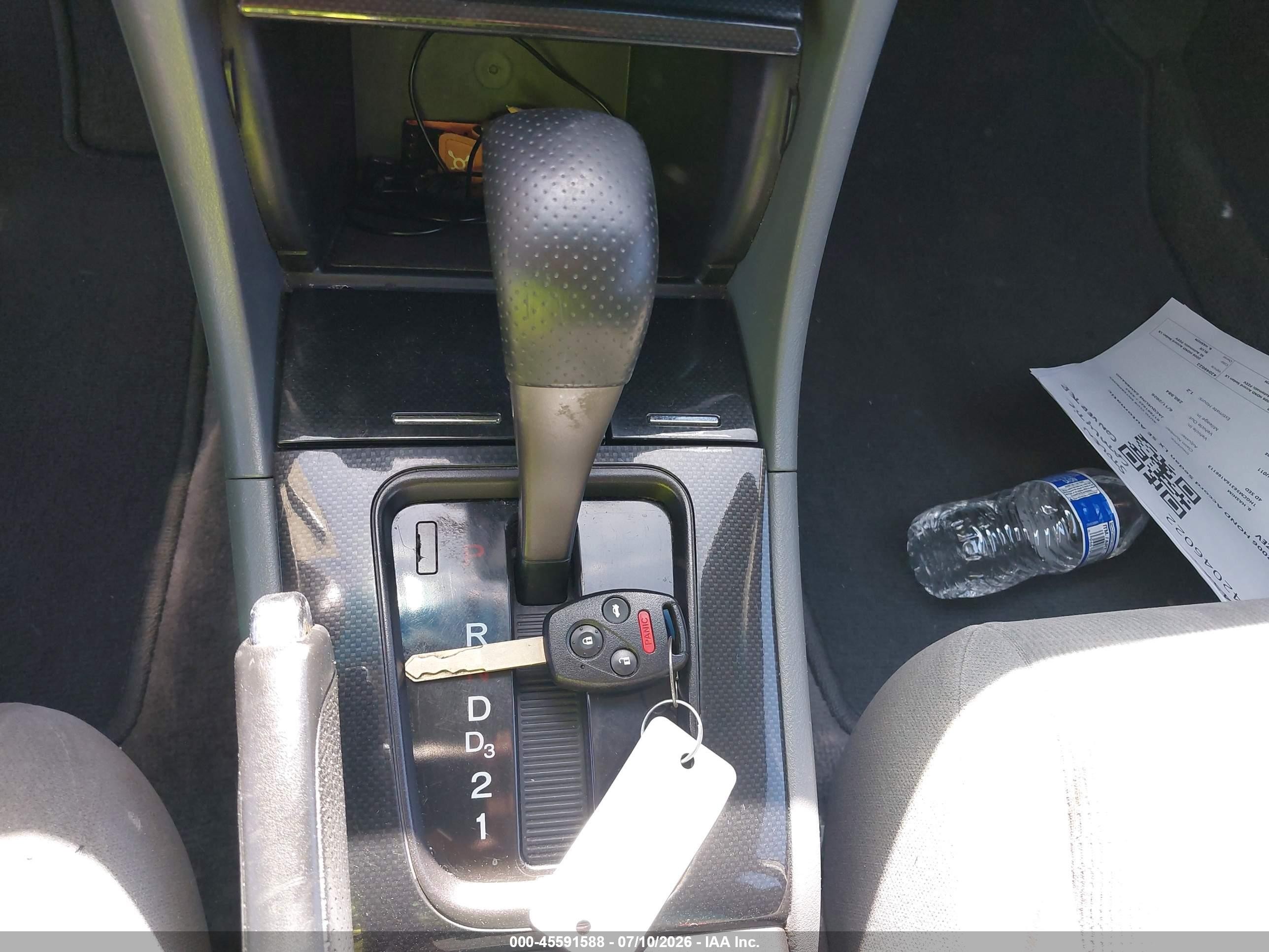 2006 Honda Accord 2.4 Se Серый vin: 1HGCM56316A166113