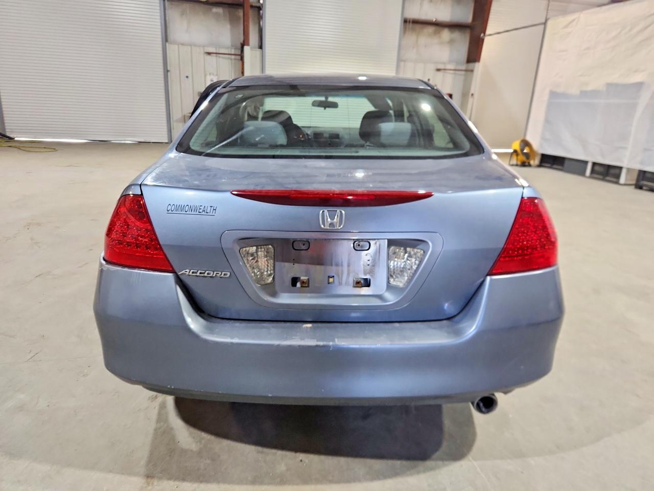 2007 Honda Accord Se Blue vin: 1HGCM56317A013913