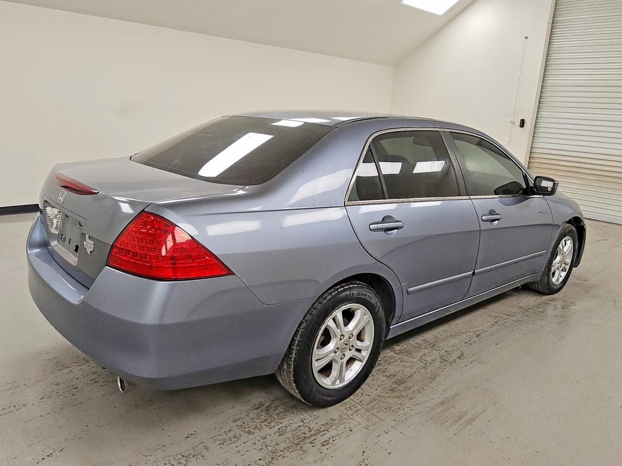 2007 Honda Accord Se Синий vin: 1HGCM56317A052324