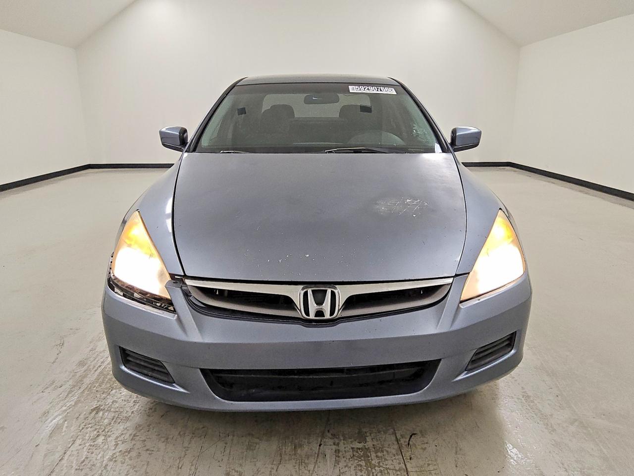 2007 Honda Accord Se Синий vin: 1HGCM56317A052324