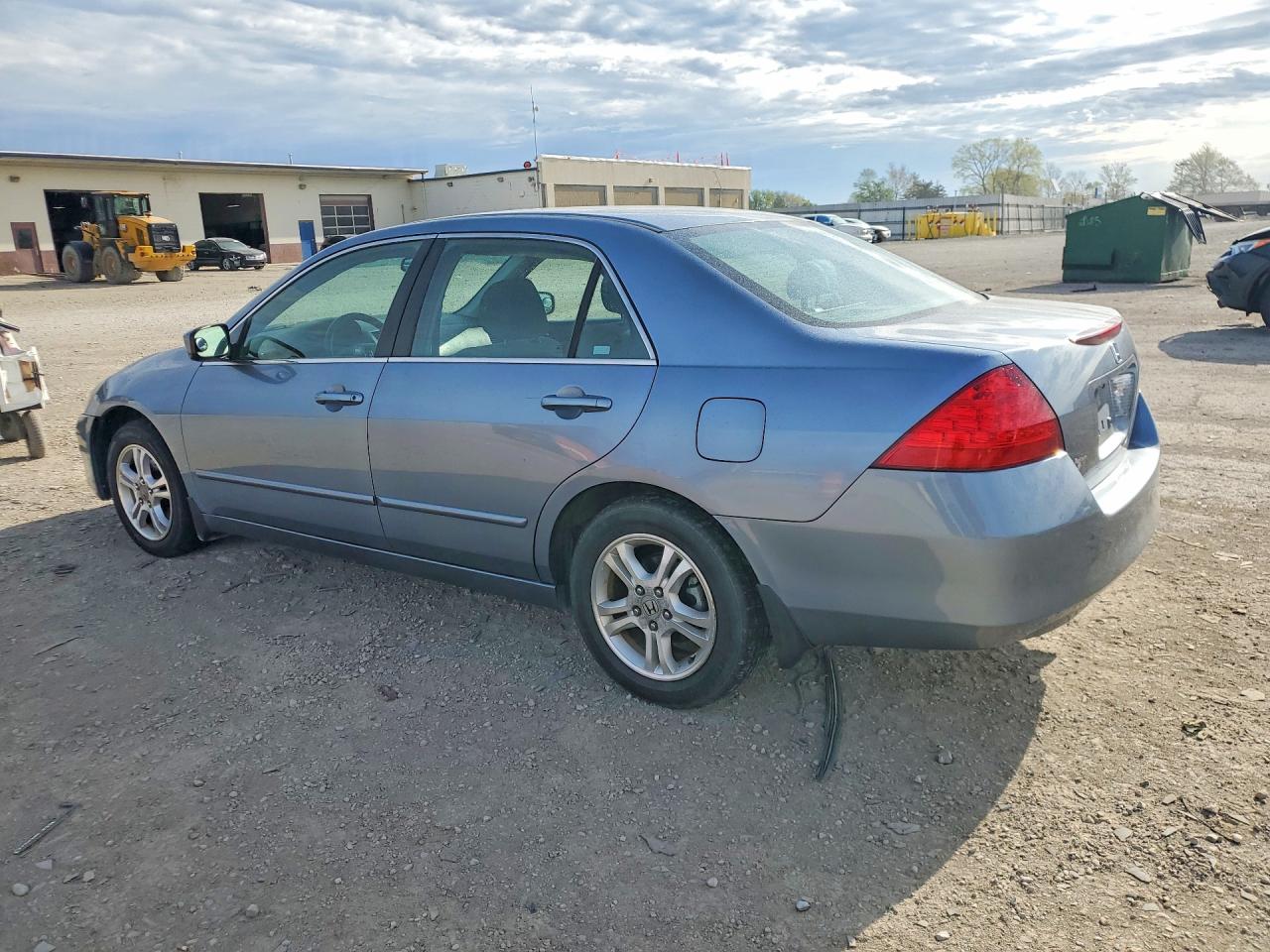 2007 Honda Accord Se Blue vin: 1HGCM56317A059936