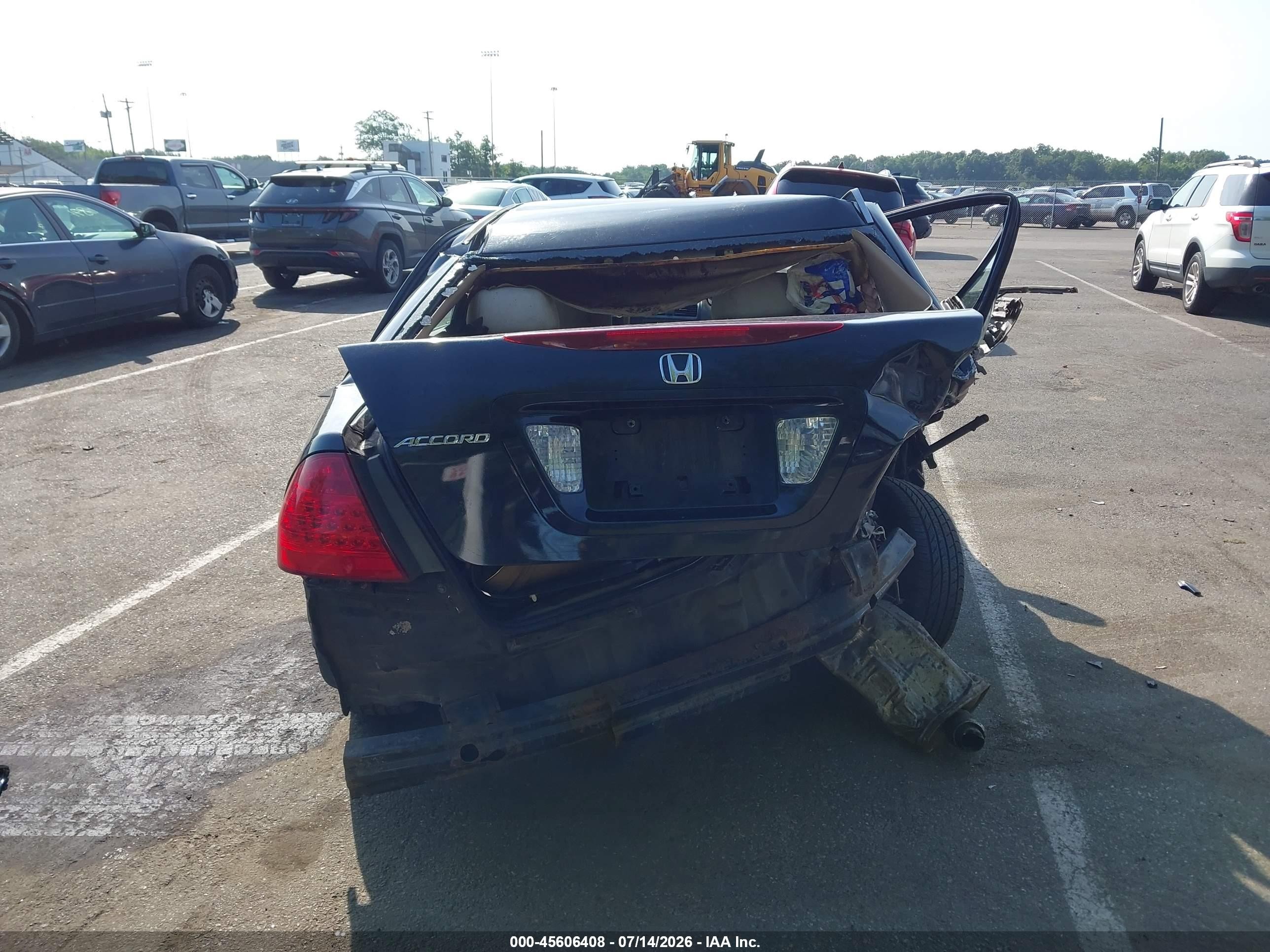 2007 Honda Accord 2.4 Se Black vin: 1HGCM56317A099465