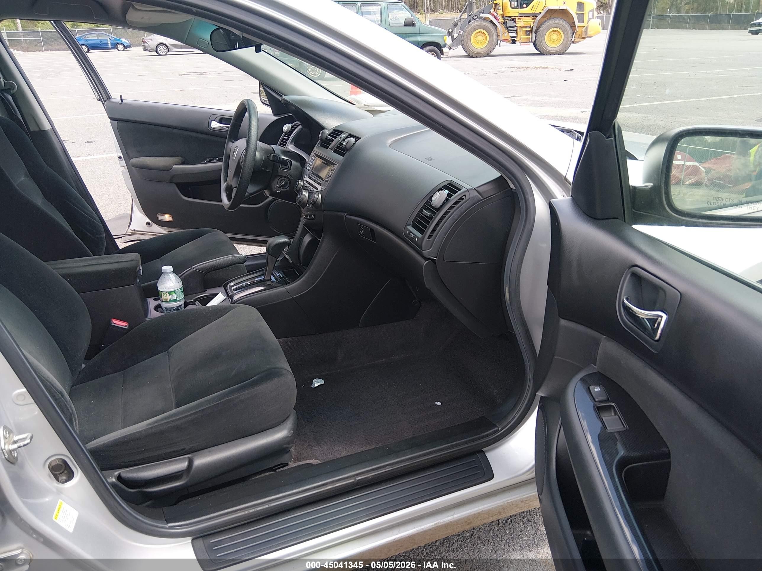 2007 Honda Accord 2.4 Se Silver vin: 1HGCM56317A135560