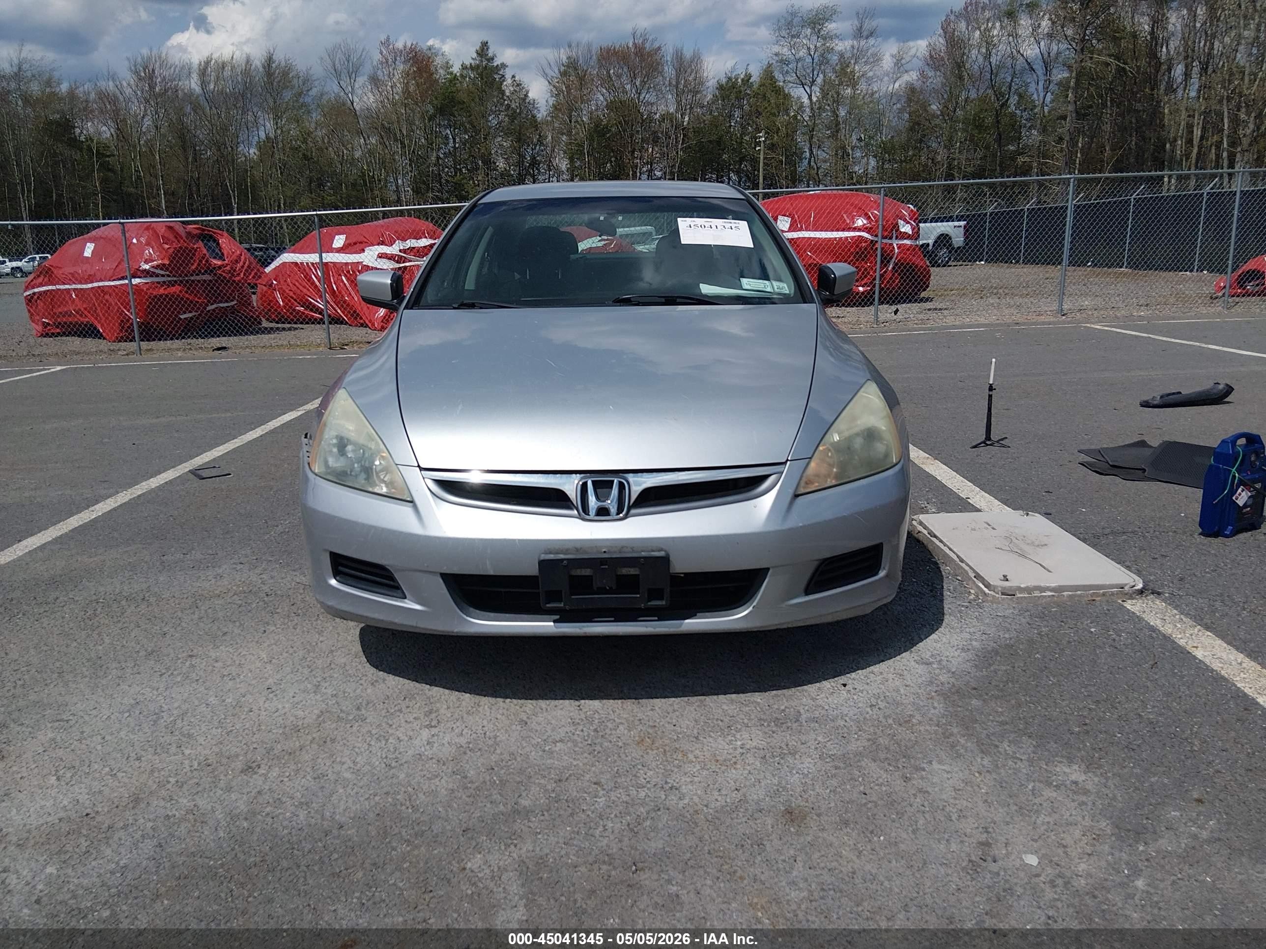 2007 Honda Accord 2.4 Se Silver vin: 1HGCM56317A135560