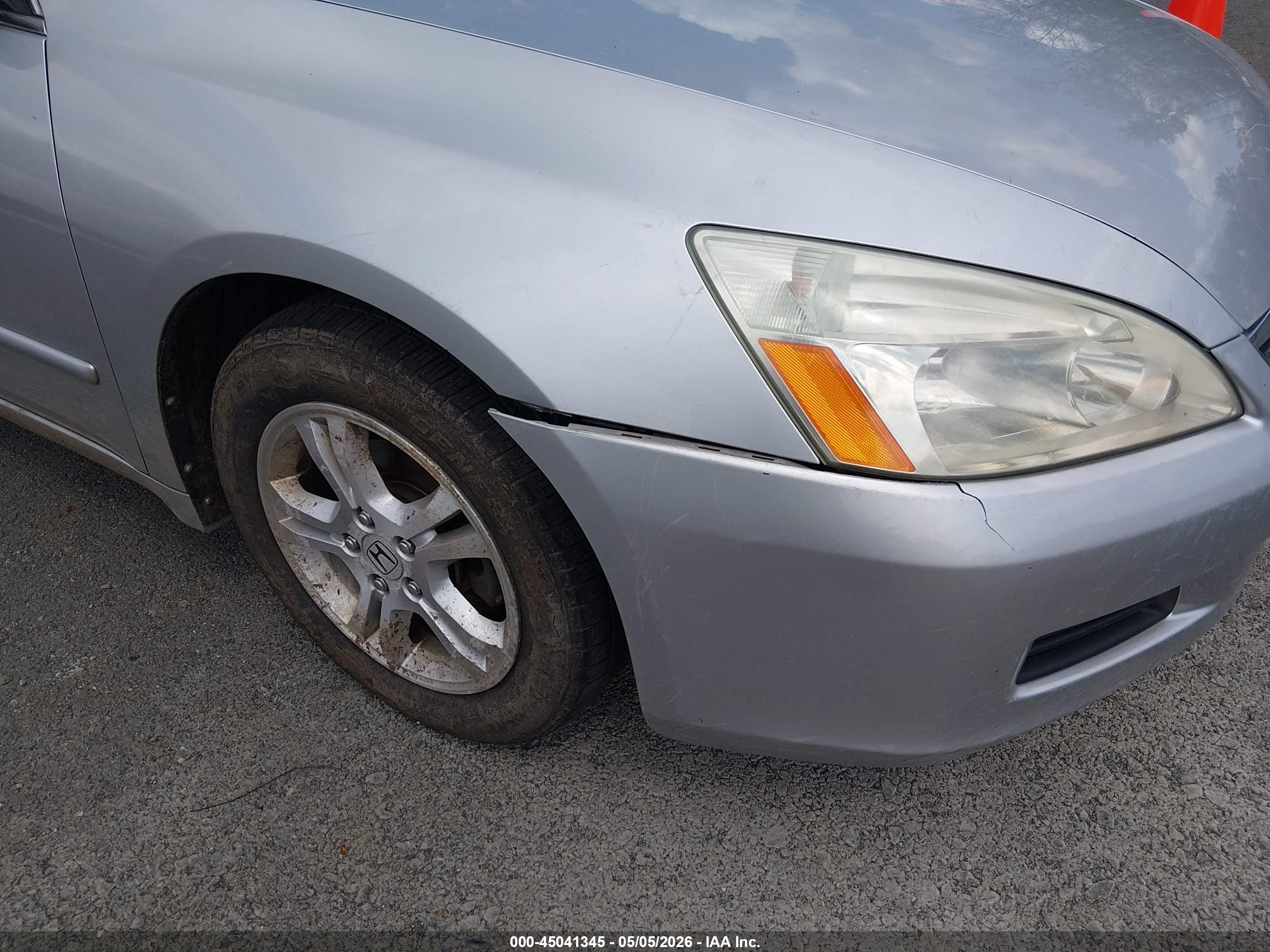 2007 Honda Accord 2.4 Se Silver vin: 1HGCM56317A135560