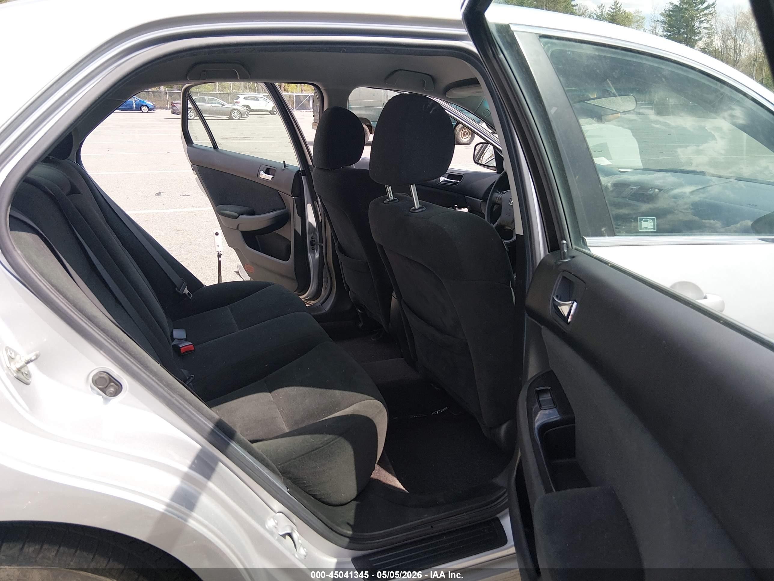 2007 Honda Accord 2.4 Se Silver vin: 1HGCM56317A135560