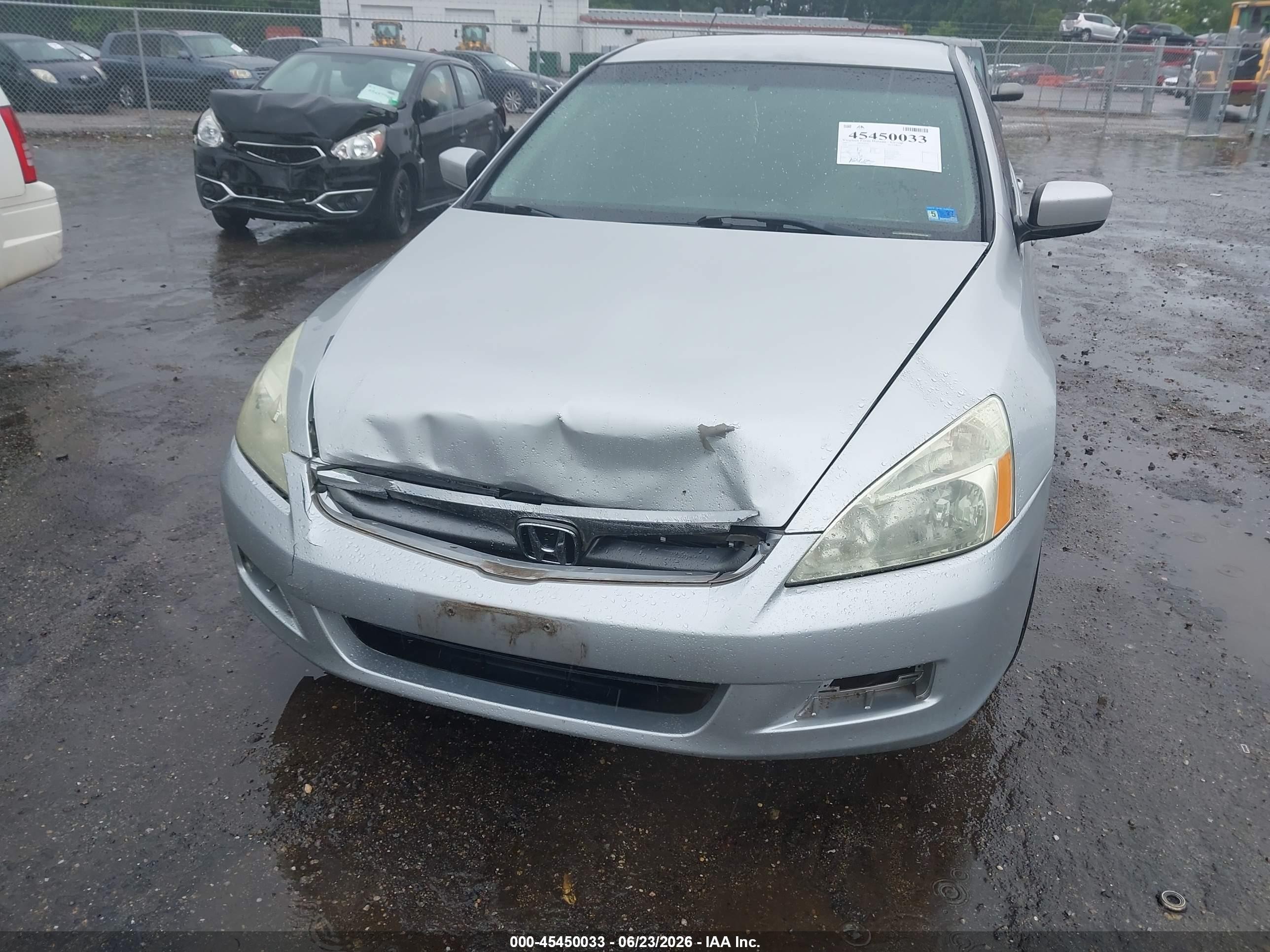 2007 Honda Accord 2.4 Se Silver vin: 1HGCM56317A136224