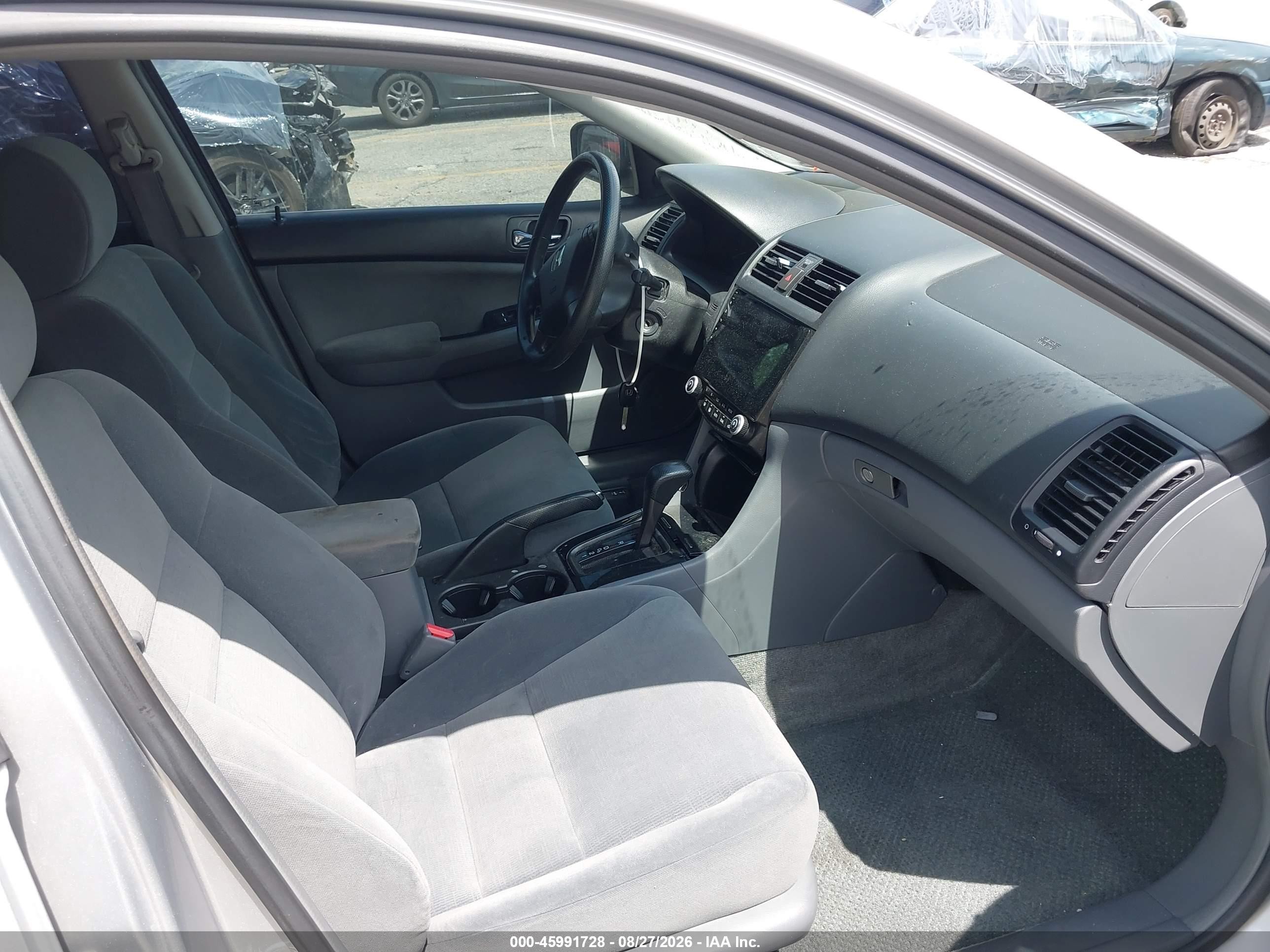 2007 Honda Accord 2.4 Se Silver vin: 1HGCM56317A141844