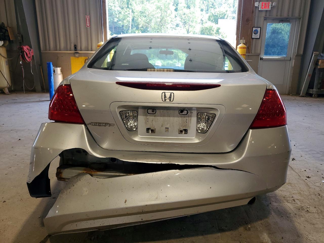 2007 Honda Accord Se Silver vin: 1HGCM56317A144274