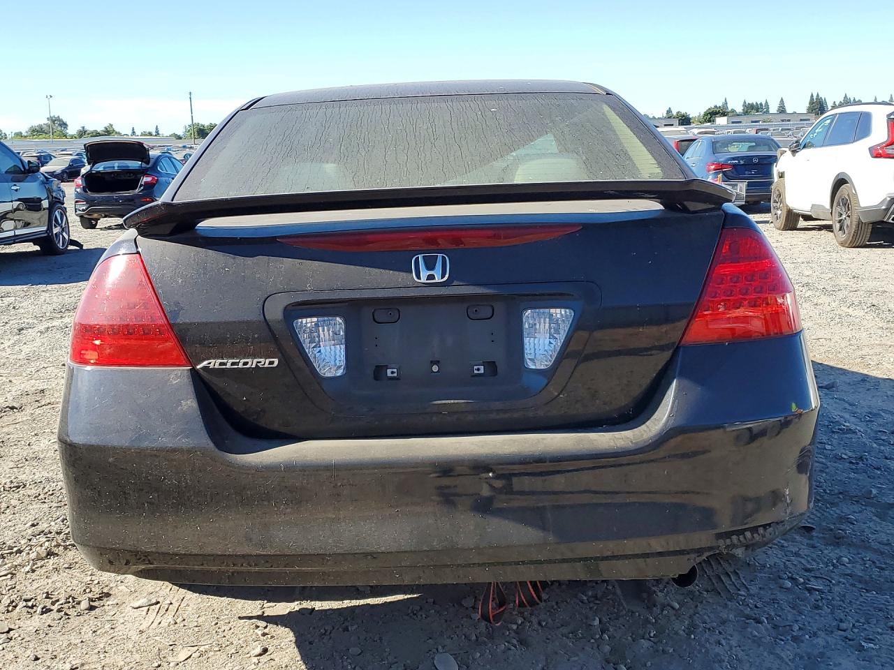 2007 Honda Accord Se Black vin: 1HGCM56317A186637