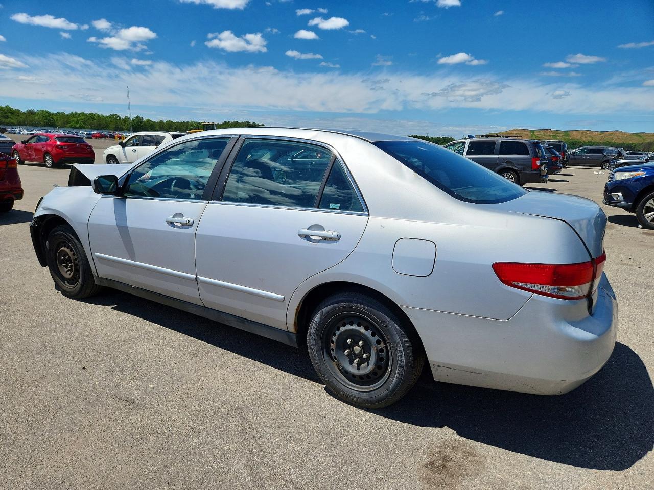 2003 Honda Accord Lx Silver vin: 1HGCM56323A007354