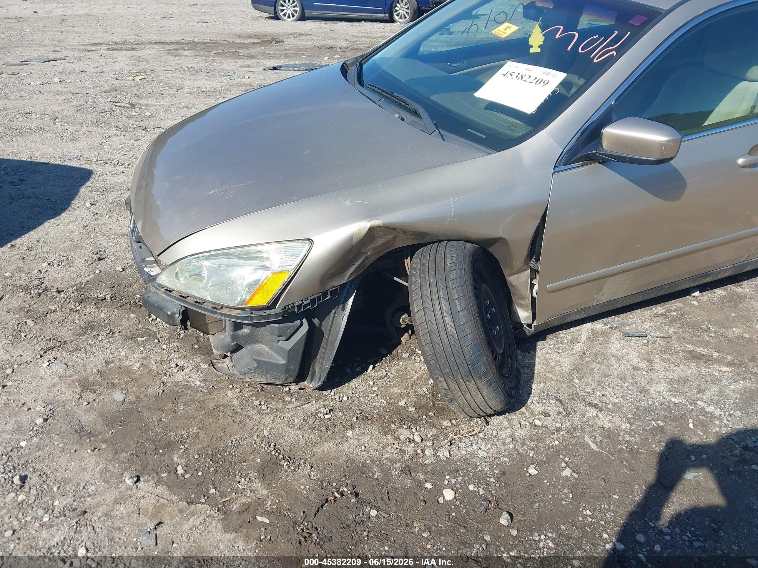 2003 Honda Accord 2.4 Lx Beige vin: 1HGCM56323A041018