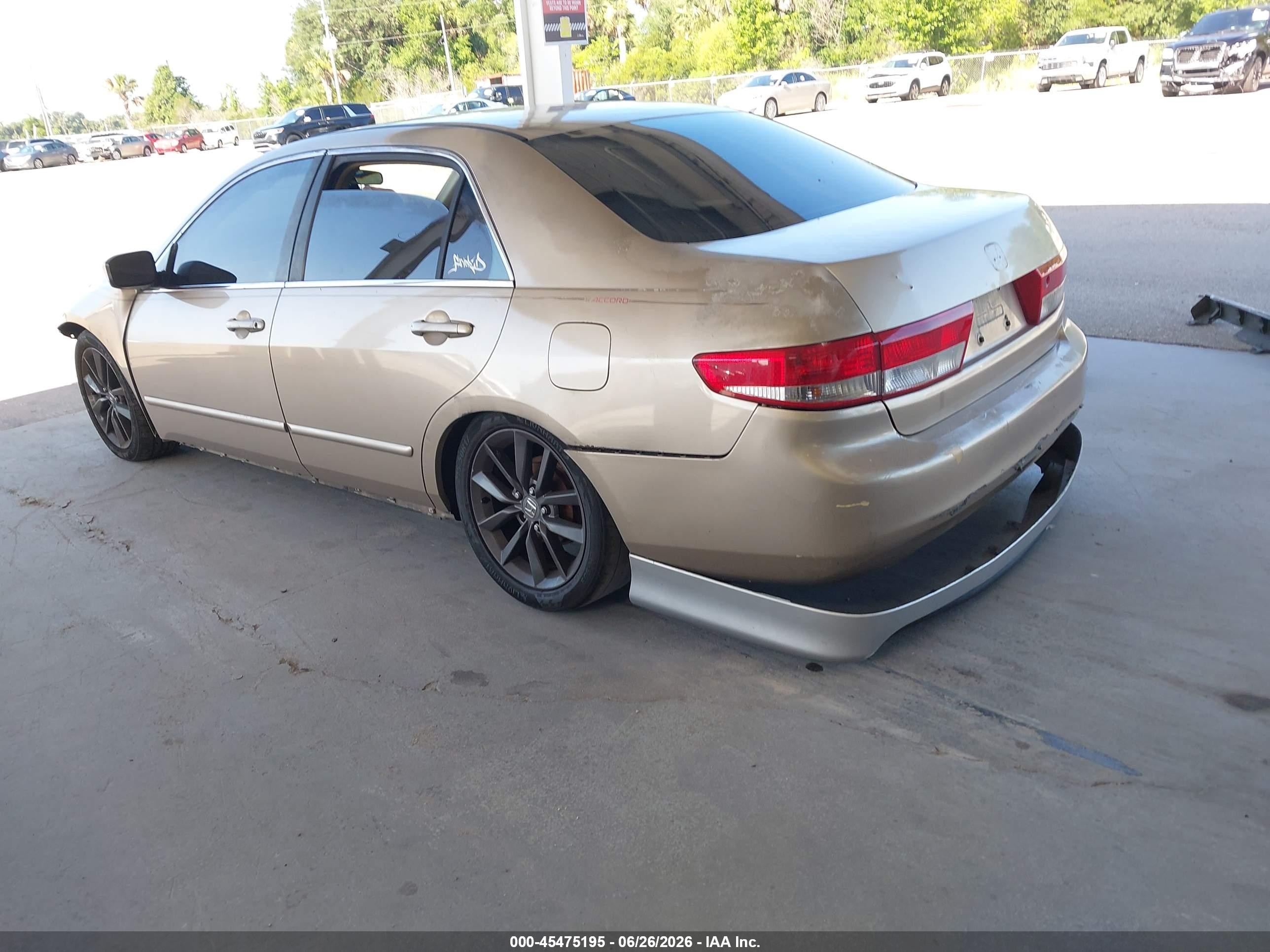 2003 Honda Accord Sdn Lx Gold vin: 1HGCM56323A071782