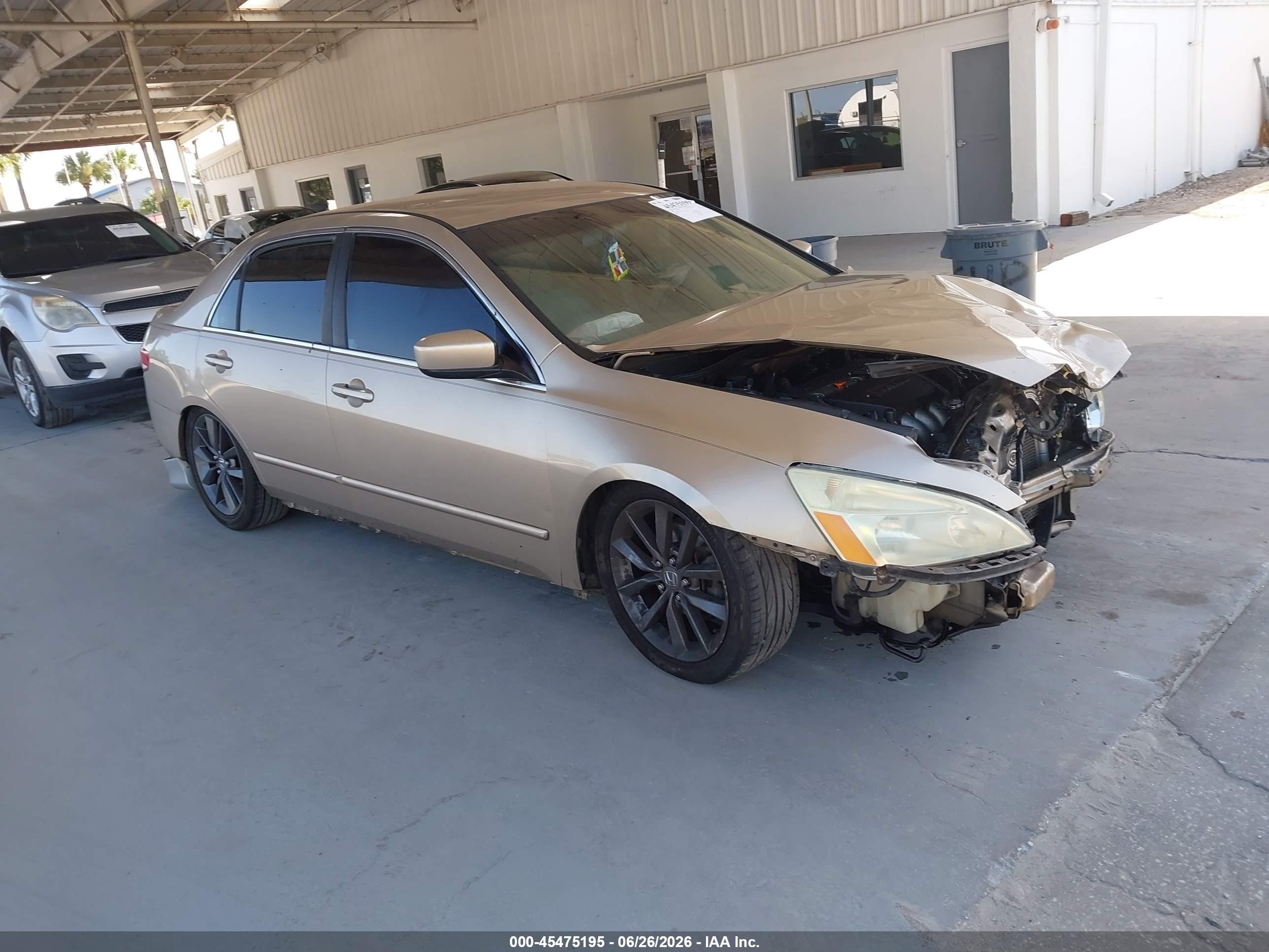 2003 Honda Accord Sdn Lx Gold vin: 1HGCM56323A071782