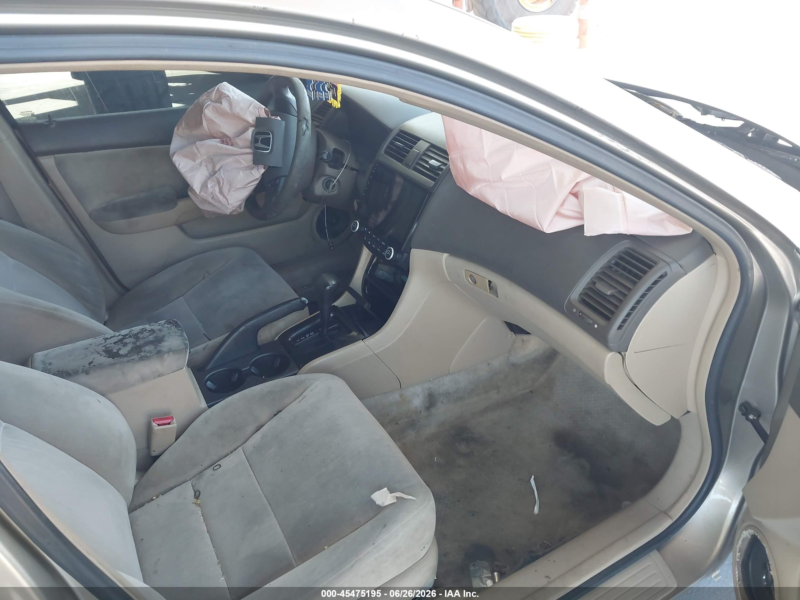 2003 Honda Accord Sdn Lx Gold vin: 1HGCM56323A071782