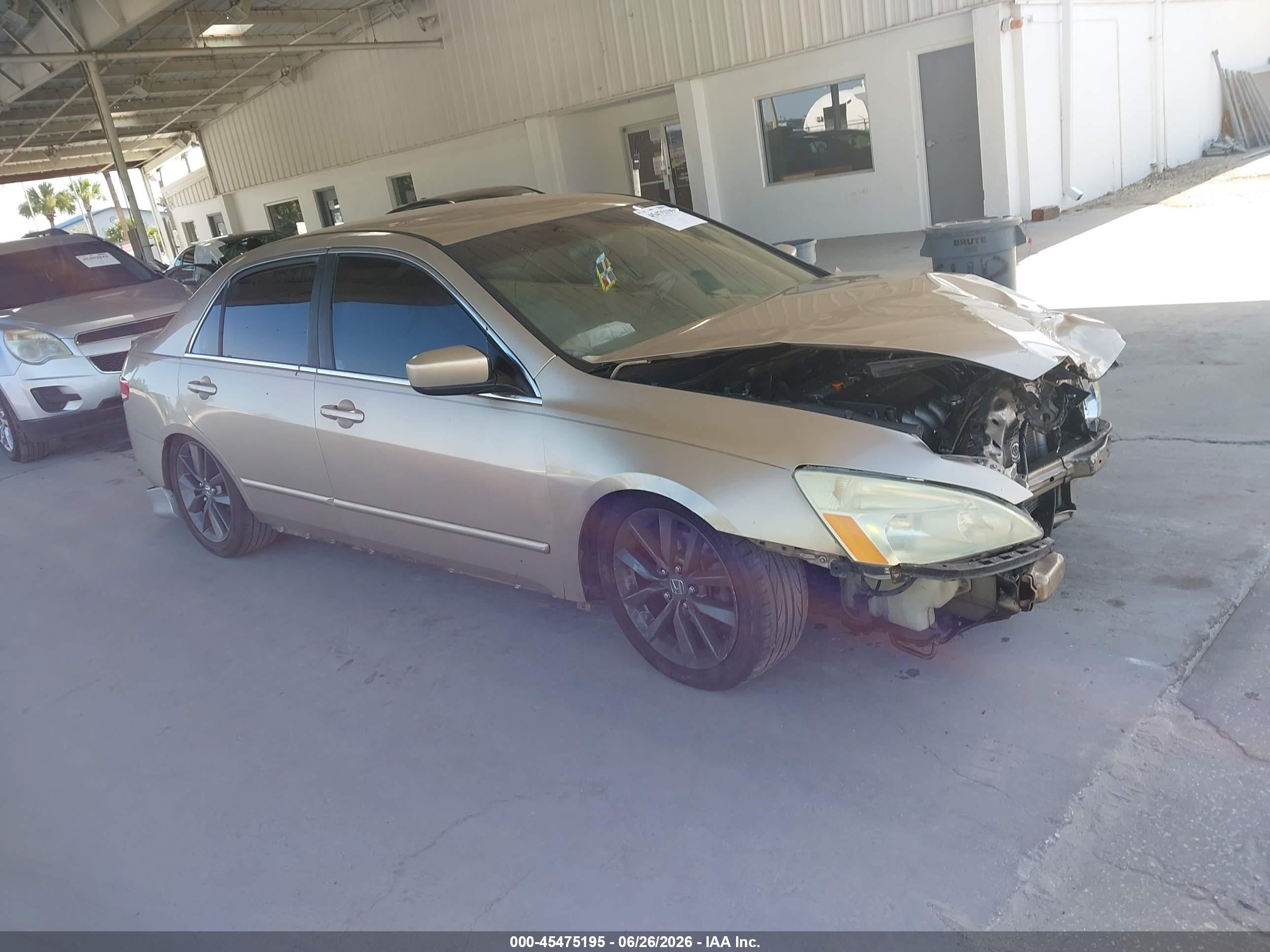 2003 Honda Accord Sdn Lx Gold vin: 1HGCM56323A071782