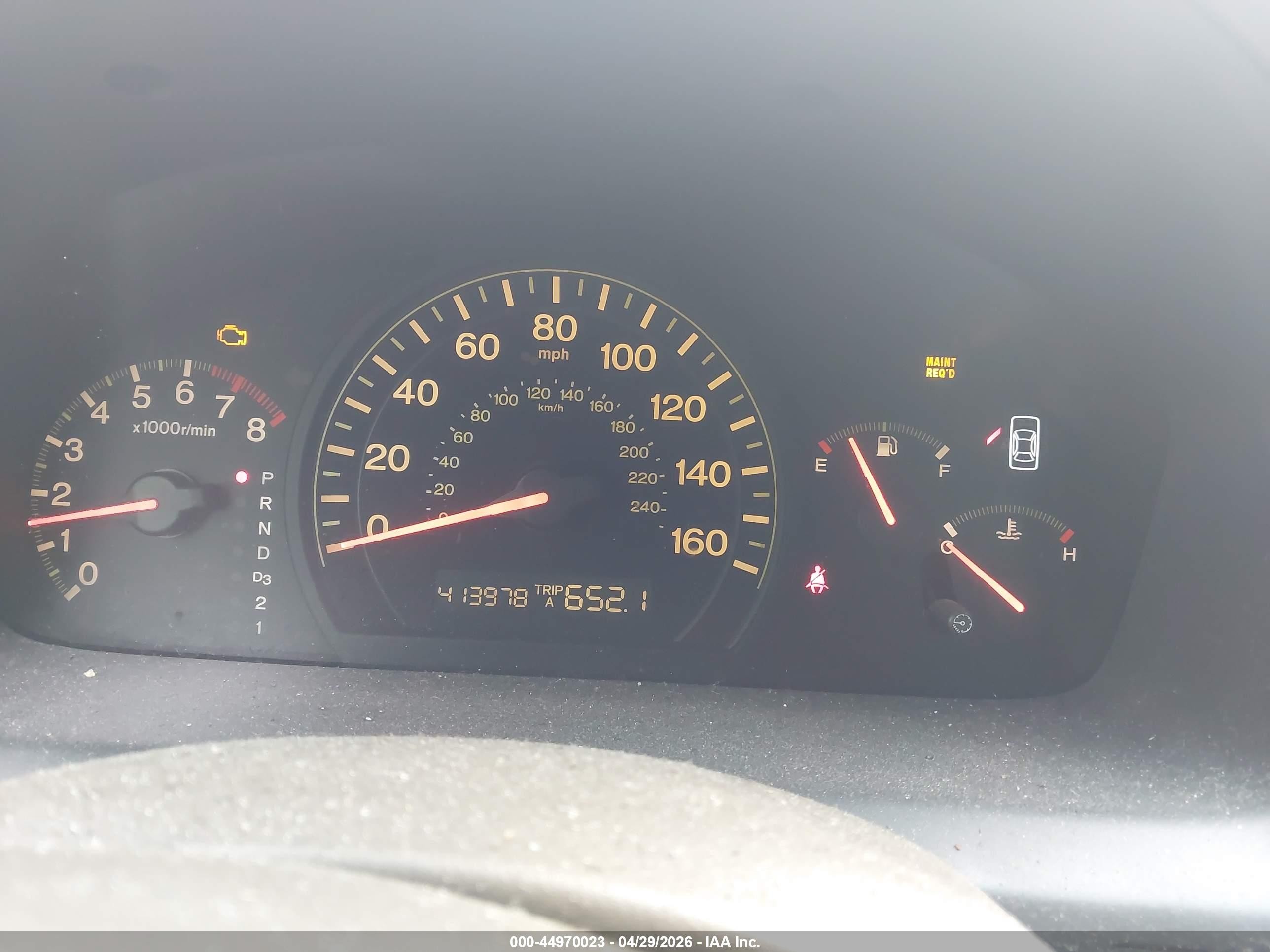 2003 Honda Accord 2.4 Lx Champagne vin: 1HGCM56323A077341