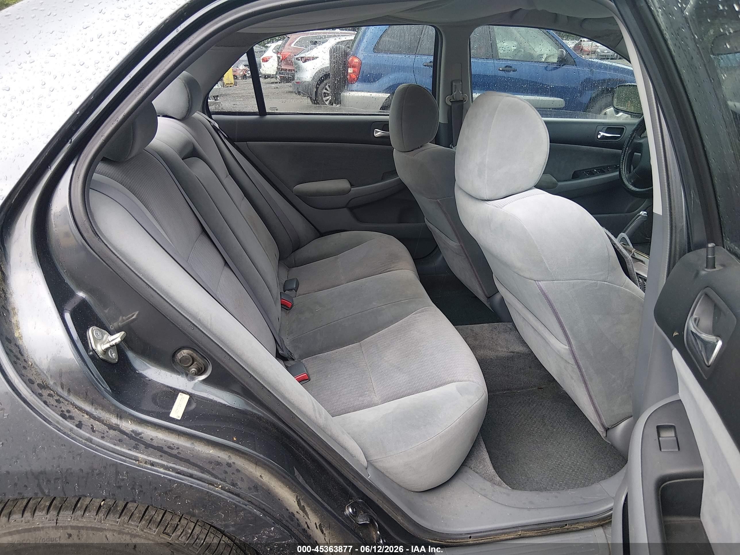 2004 Honda Accord 2.4 Lx Gray vin: 1HGCM56324A109898