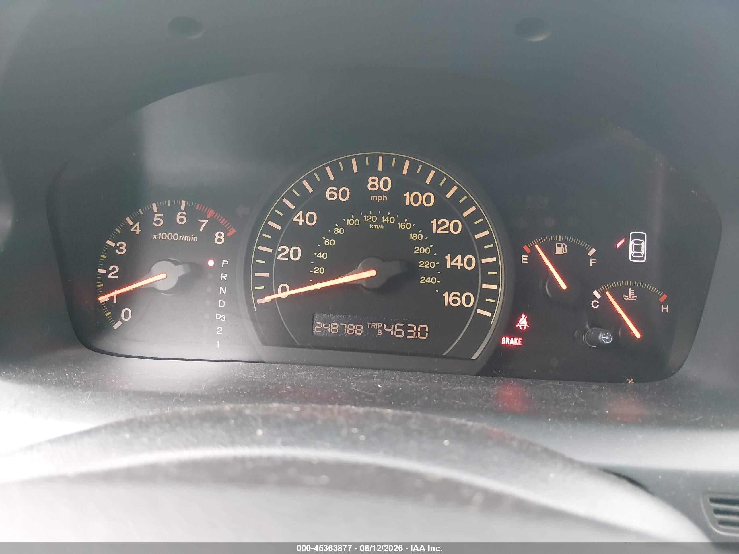 2004 Honda Accord 2.4 Lx Gray vin: 1HGCM56324A109898