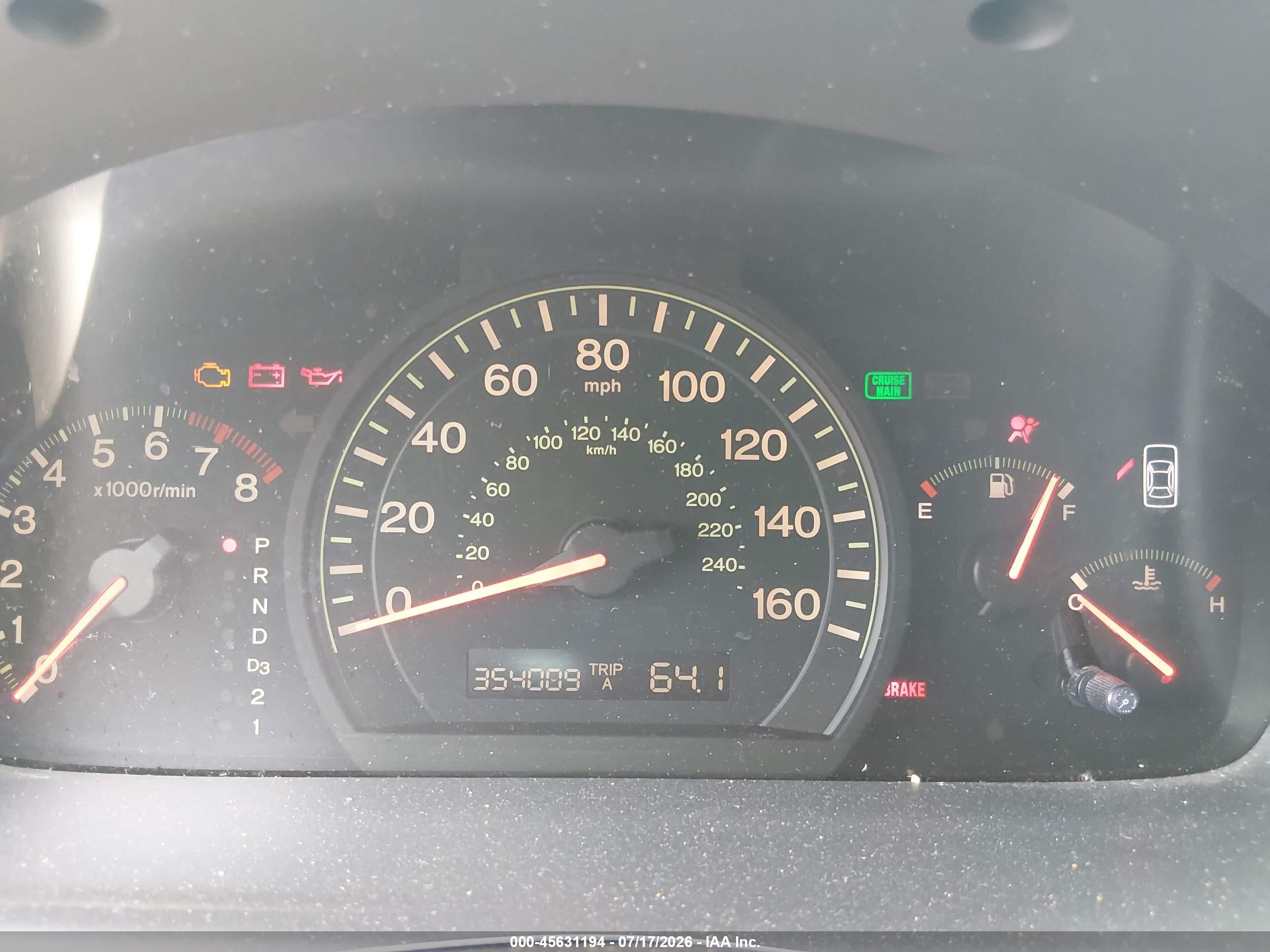 2004 Honda Accord 2.4 Lx Серый vin: 1HGCM56324A139547
