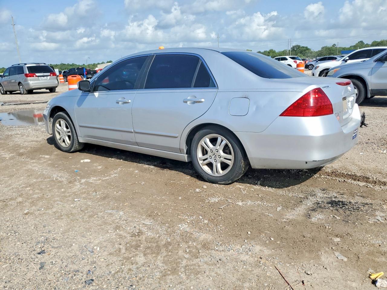 2006 Honda Accord Se Silver vin: 1HGCM56326A014518