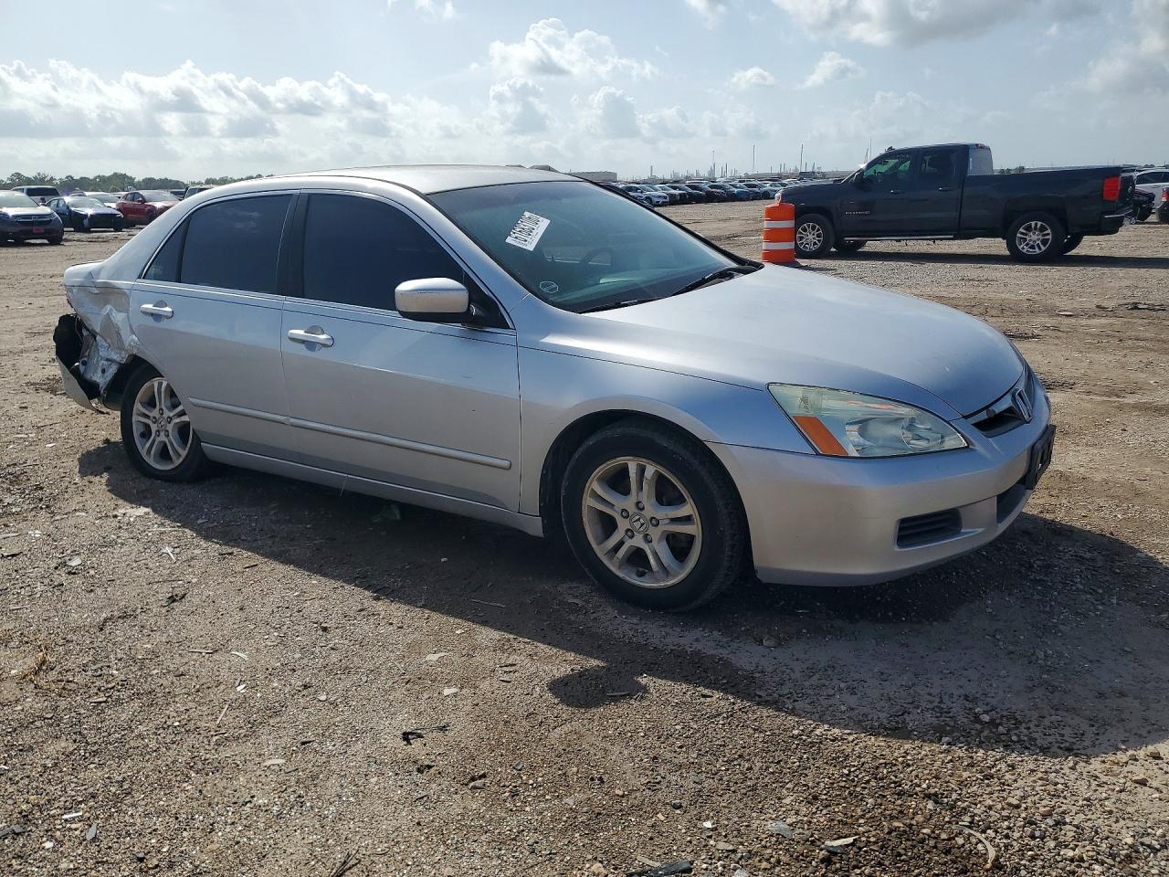 2006 Honda Accord Se Silver vin: 1HGCM56326A014518
