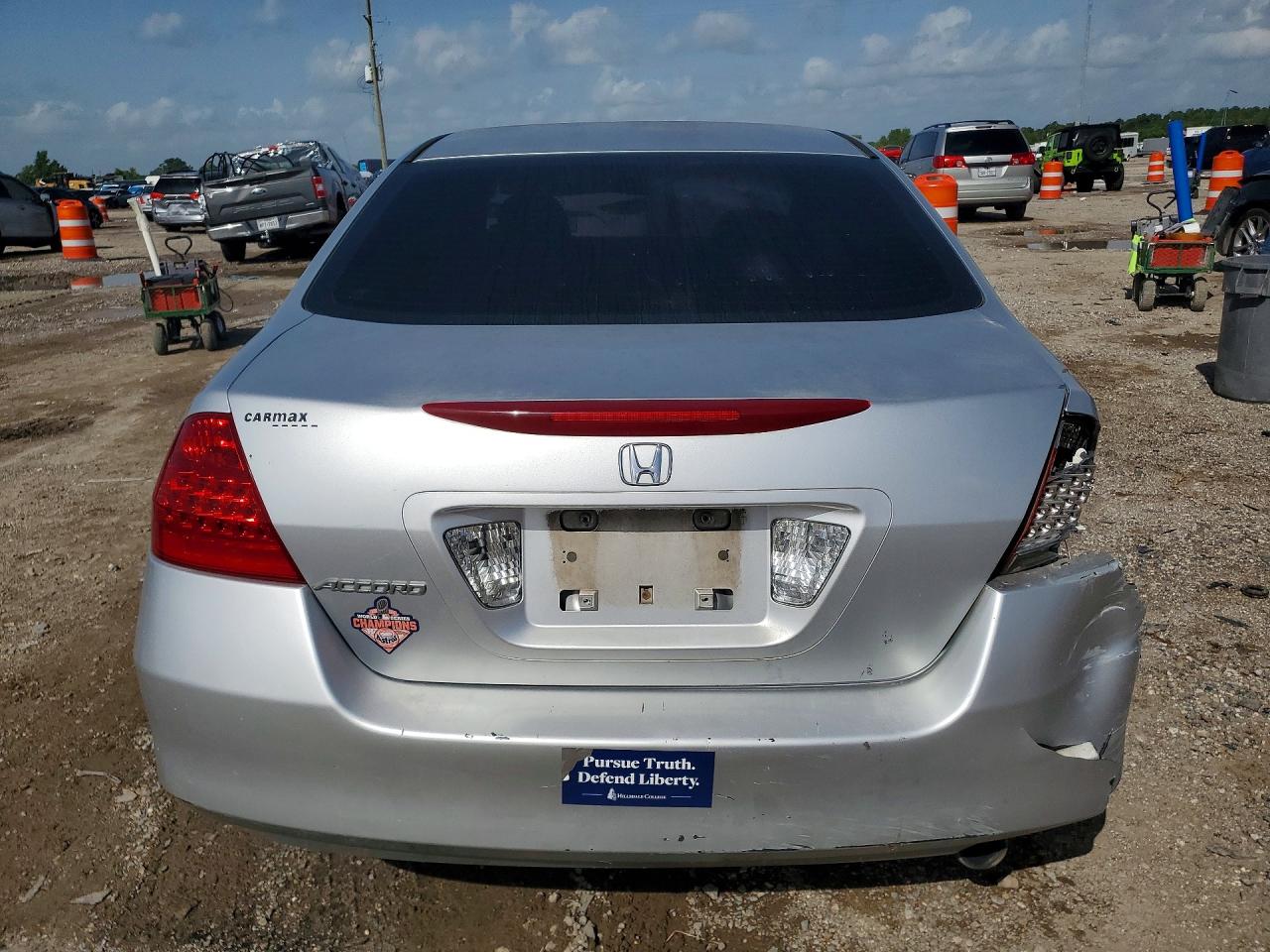 2006 Honda Accord Se Silver vin: 1HGCM56326A014518