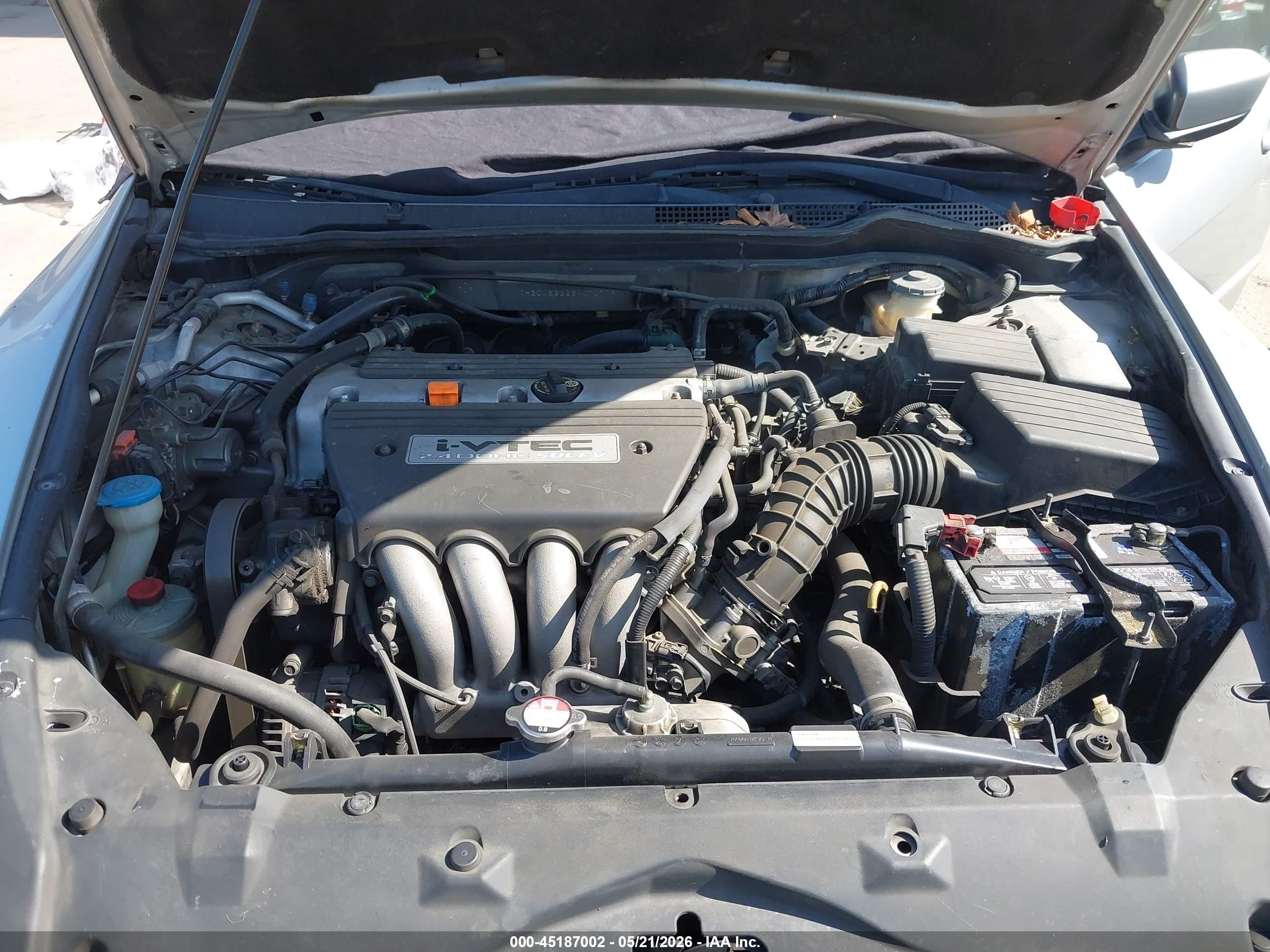 2006 Honda Accord 2.4 Se Silver vin: 1HGCM56326A070779