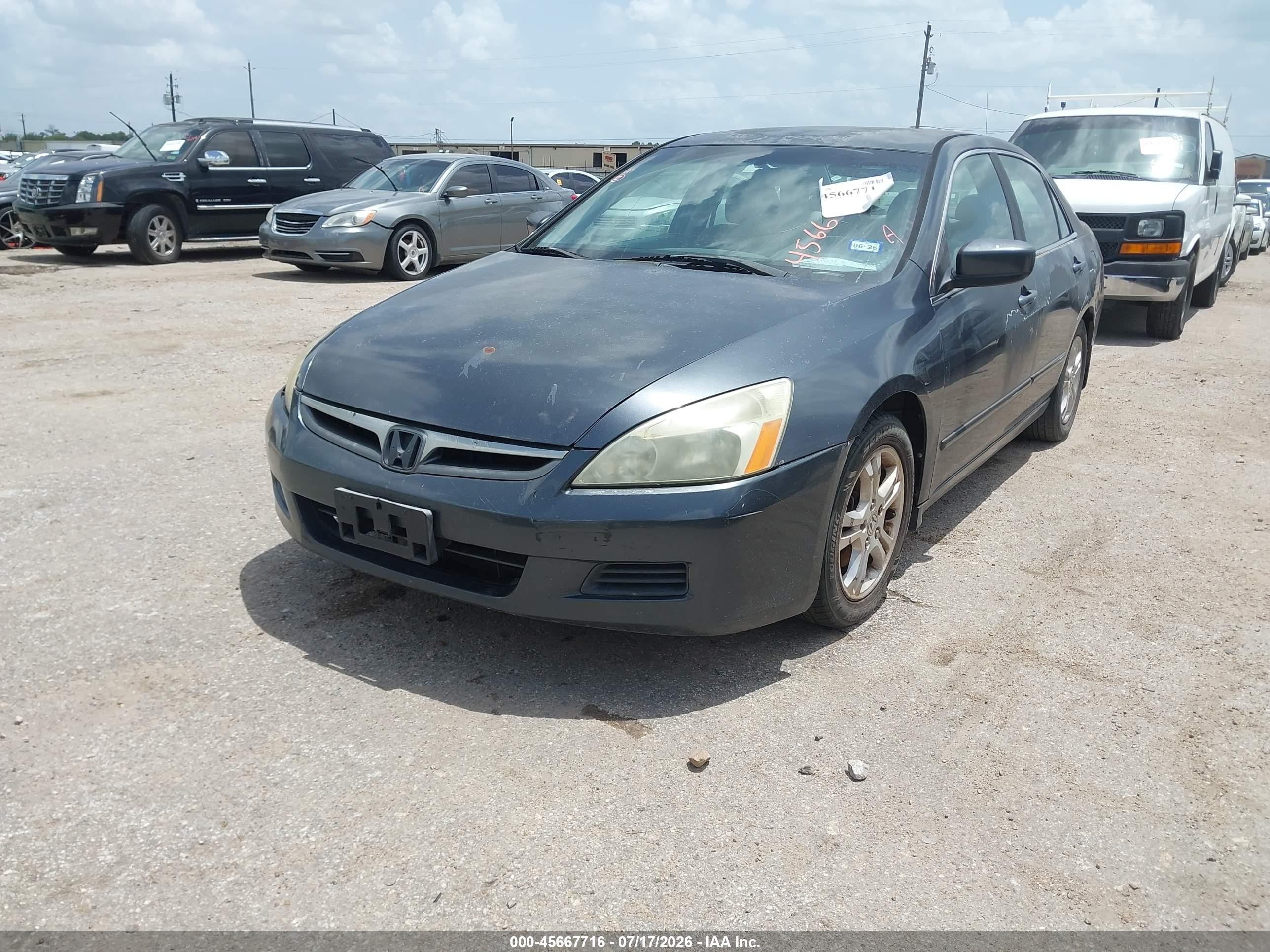 2006 Honda Accord 2.4 Se Gray vin: 1HGCM56326A104719