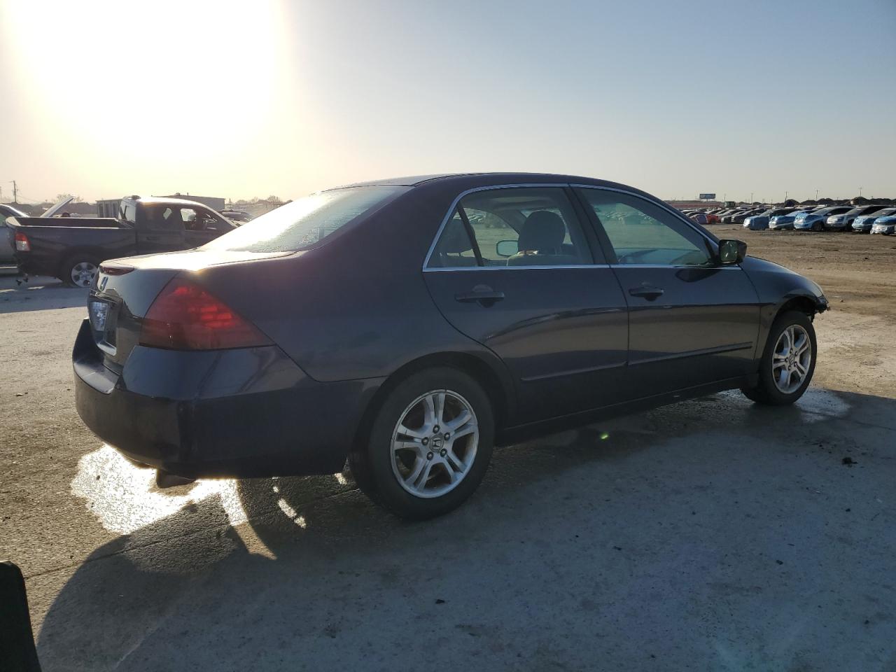 2006 Honda Accord Se Blue vin: 1HGCM56326A157338