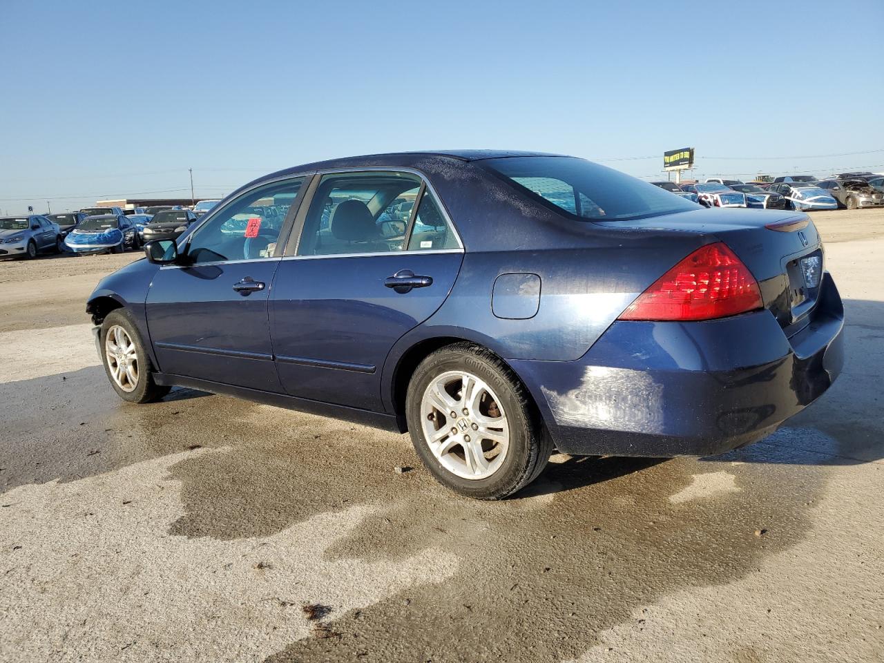2006 Honda Accord Se Blue vin: 1HGCM56326A157338