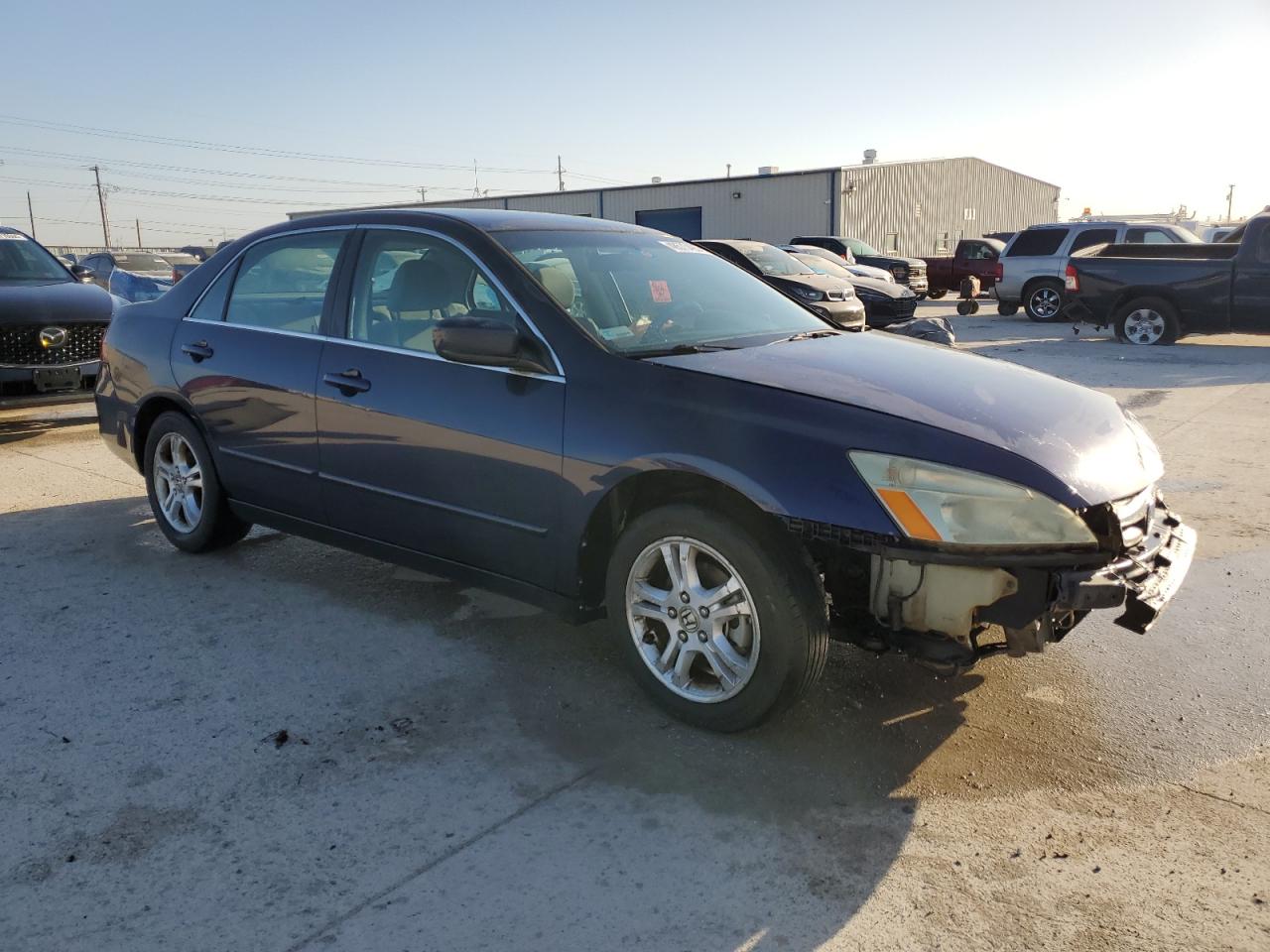 2006 Honda Accord Se Blue vin: 1HGCM56326A157338