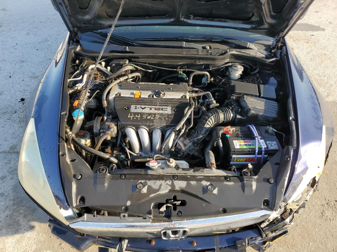 2006 Honda Accord Se Blue vin: 1HGCM56326A157338