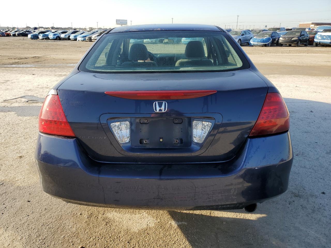 2006 Honda Accord Se Blue vin: 1HGCM56326A157338