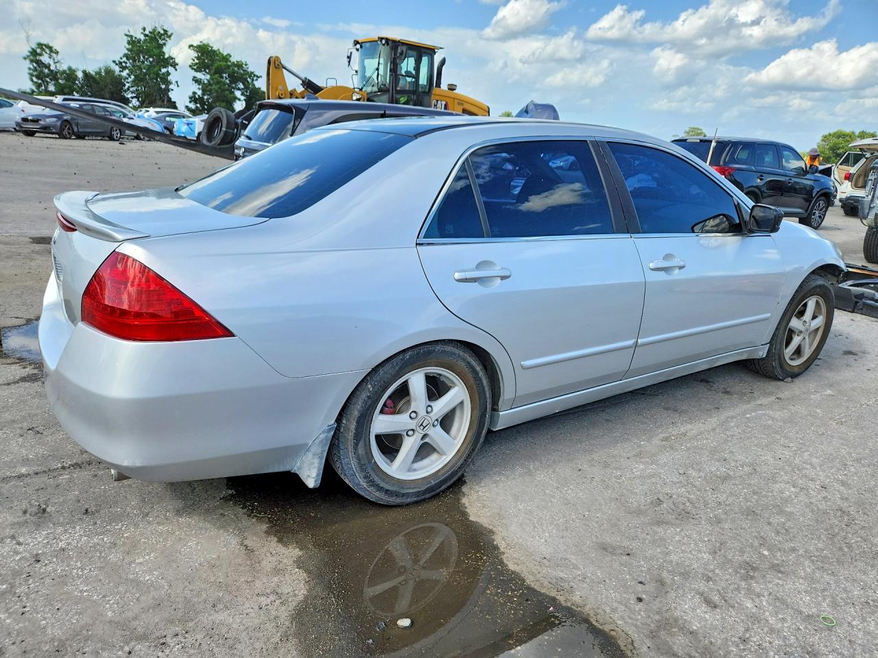 2006 Honda Accord Se Gray vin: 1HGCM56326A160630