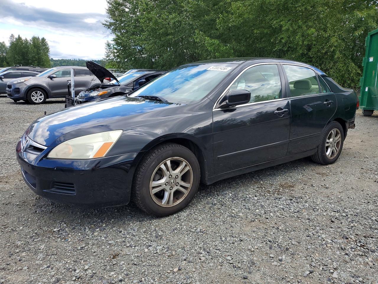2006 Honda Accord Se Black vin: 1HGCM56326A170865