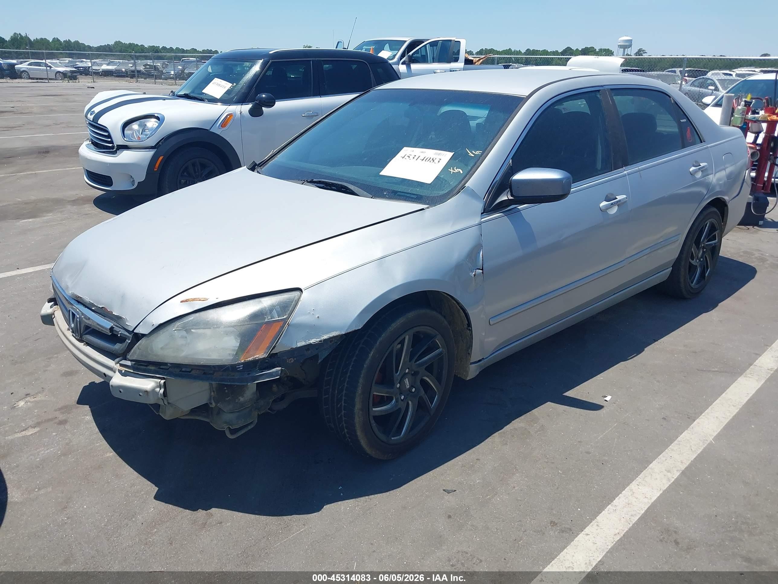 2007 Honda Accord 2.4 Se Silver vin: 1HGCM56327A005528