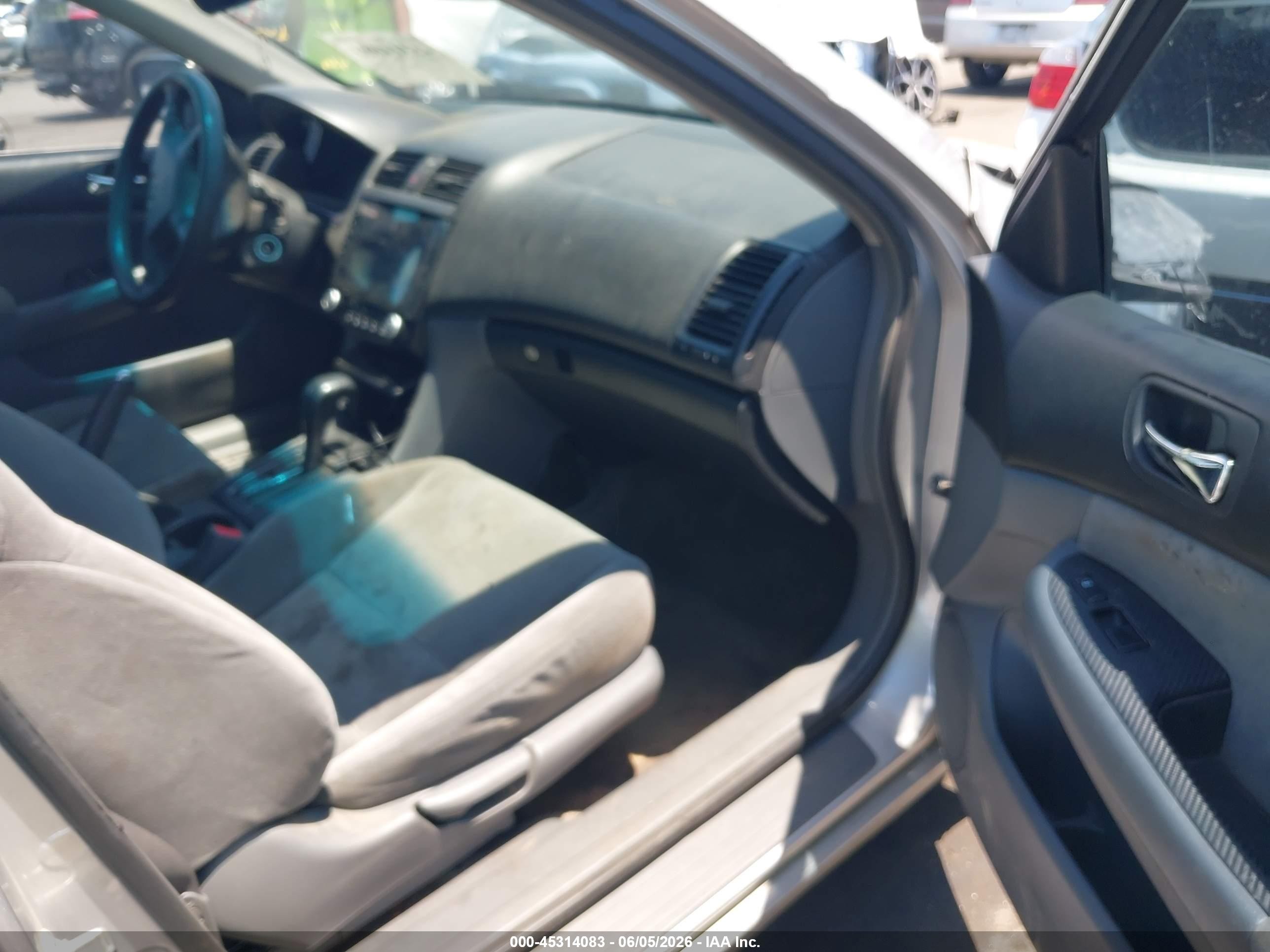 2007 Honda Accord 2.4 Se Silver vin: 1HGCM56327A005528