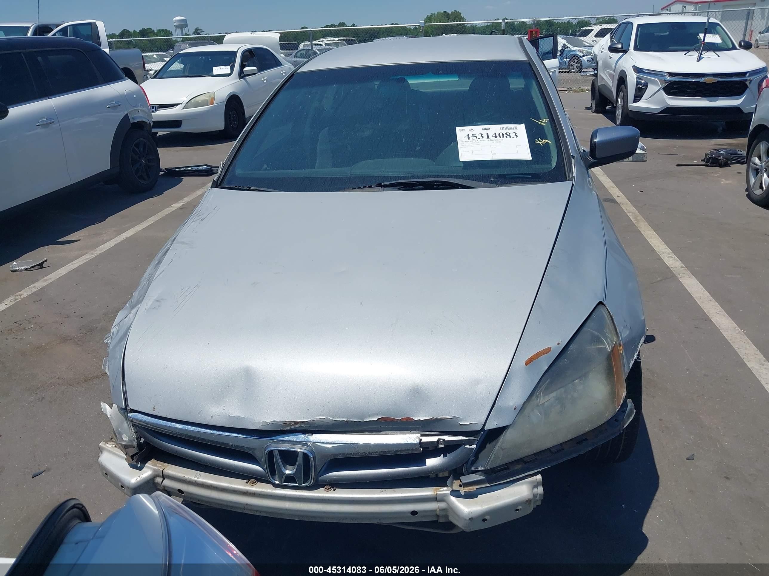 2007 Honda Accord 2.4 Se Silver vin: 1HGCM56327A005528