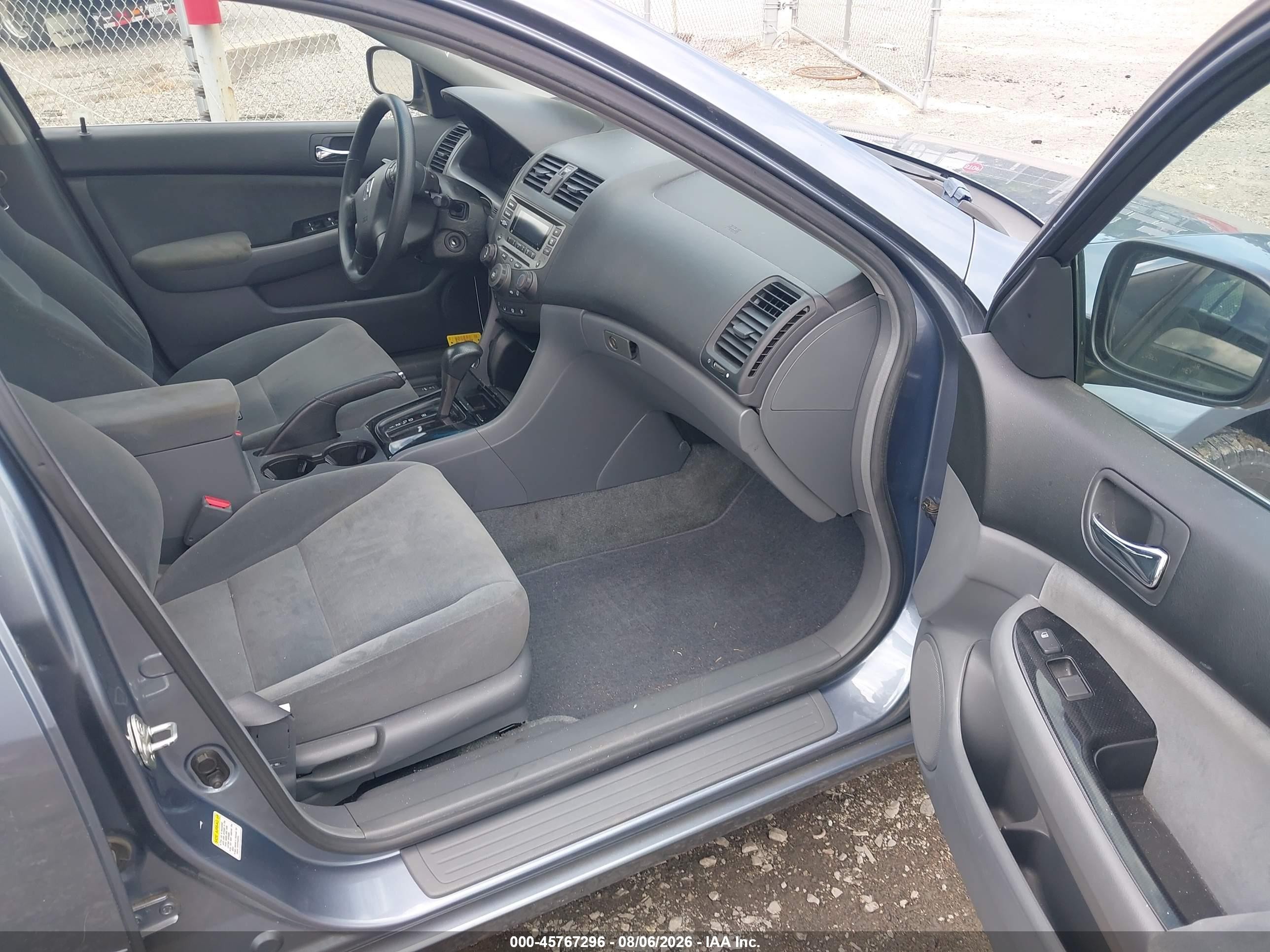 2007 Honda Accord 2.4 Se Blue vin: 1HGCM56327A007540