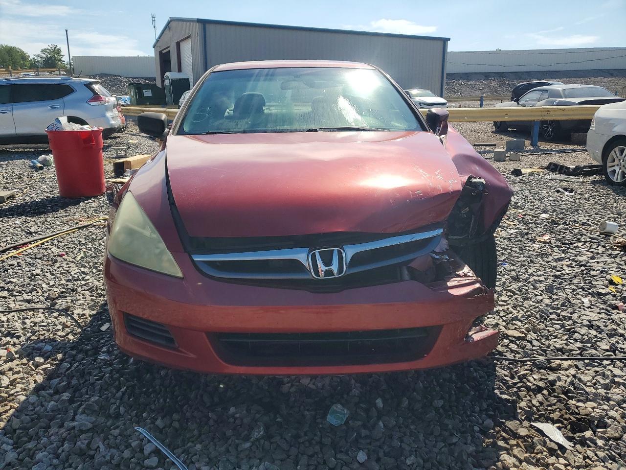 2007 Honda Accord Se Red vin: 1HGCM56327A103796