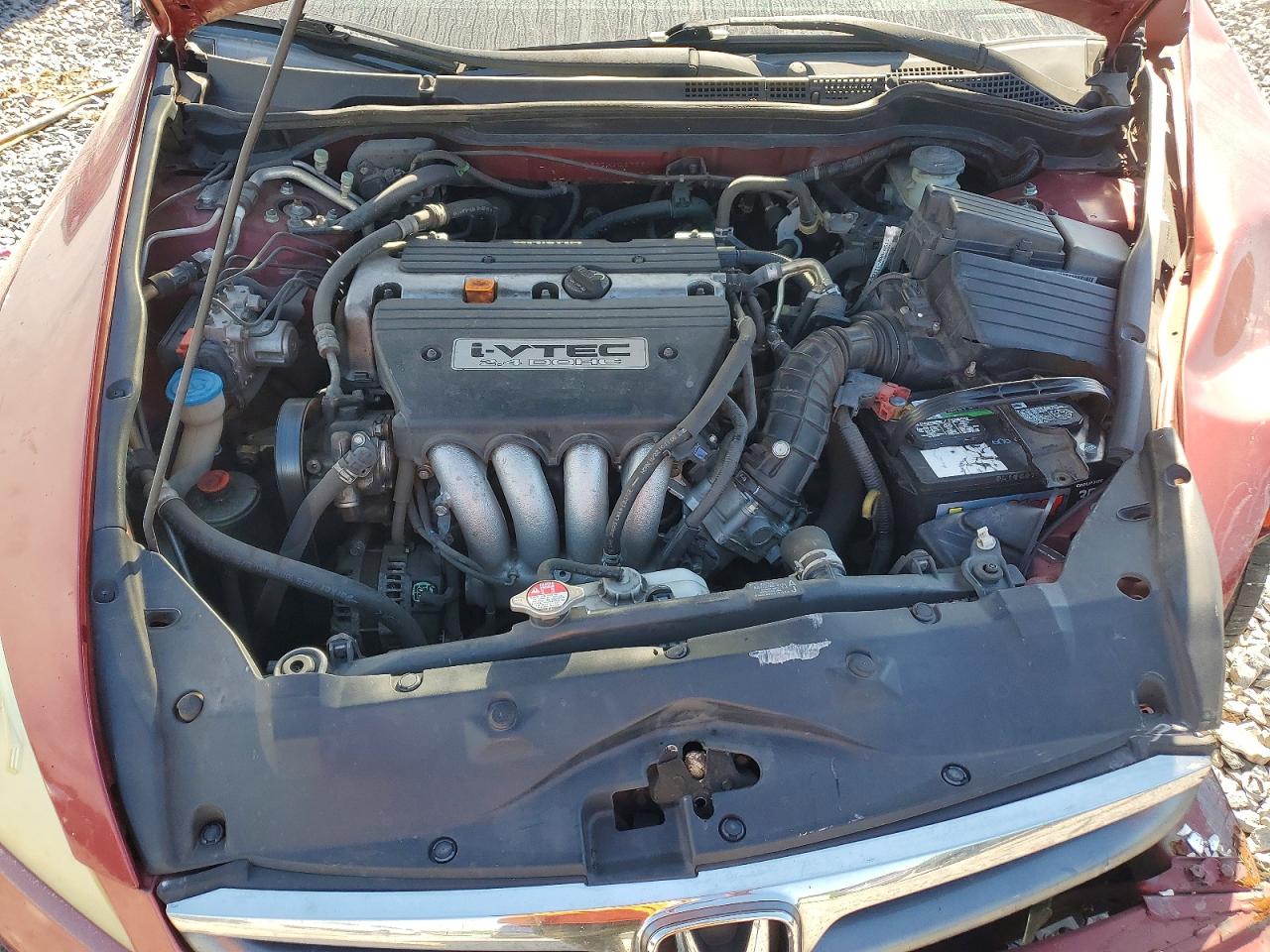 2007 Honda Accord Se Red vin: 1HGCM56327A103796