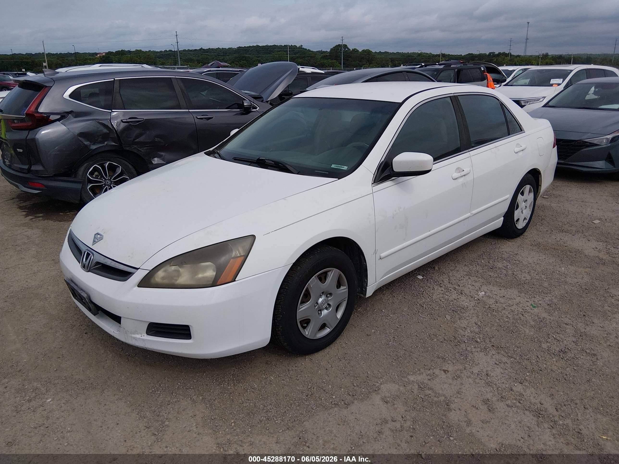 2007 Honda Accord 2.4 Se Белый vin: 1HGCM56327A131064